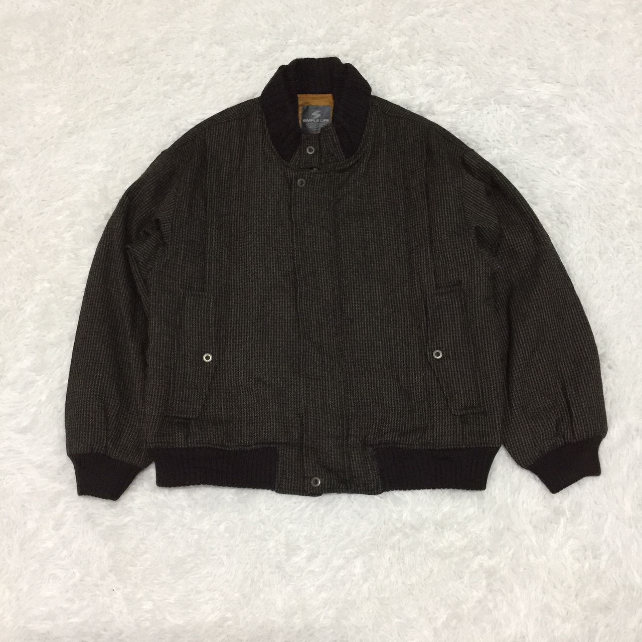 Japanese Brand Vintage Japanese Brand Simple Life Wool Jacket Size US M / EU 48-50 / 2 - 10 Thumbnail