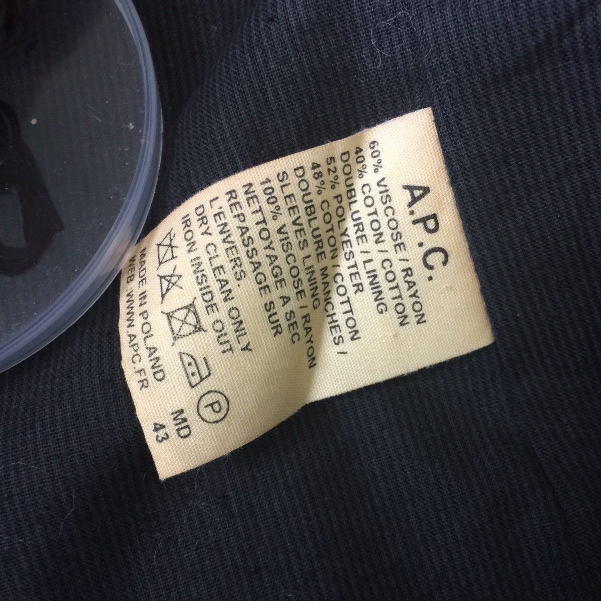 A.P.C. Rare A.P.C. Jacket / paris / Made in Poland / designer Size US XS / EU 42 / 0 - 10 Thumbnail