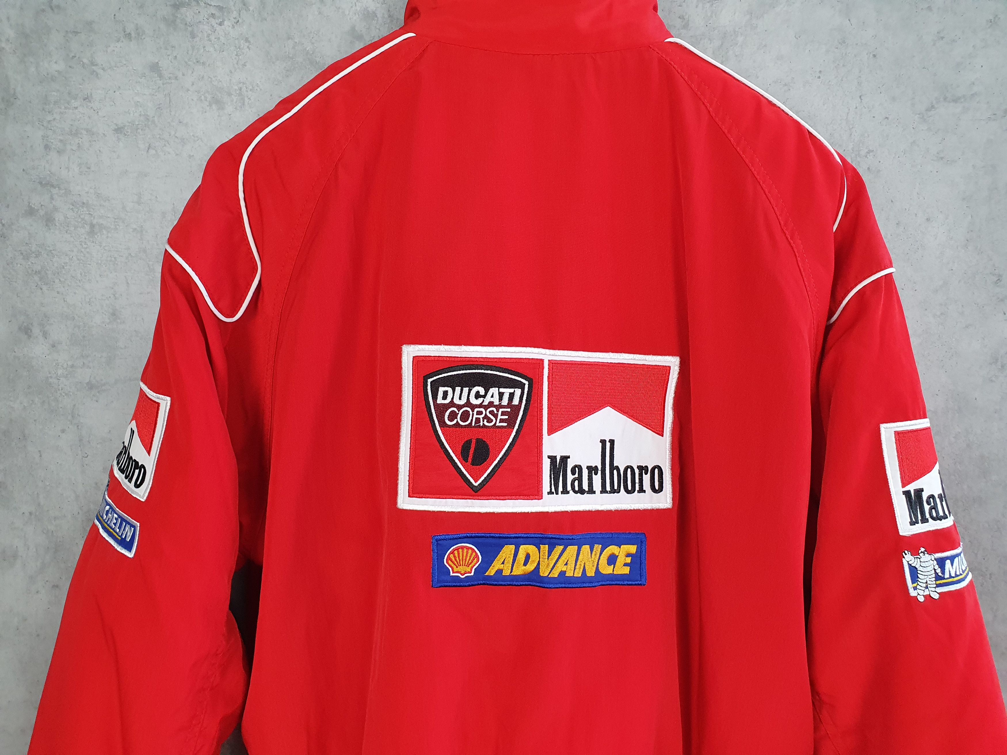 Ferrari × Marlboro Moto Embroidery Marlboro Big logo Bomber Jacket Size US L / EU 52-54 / 3 - 3 Thumbnail