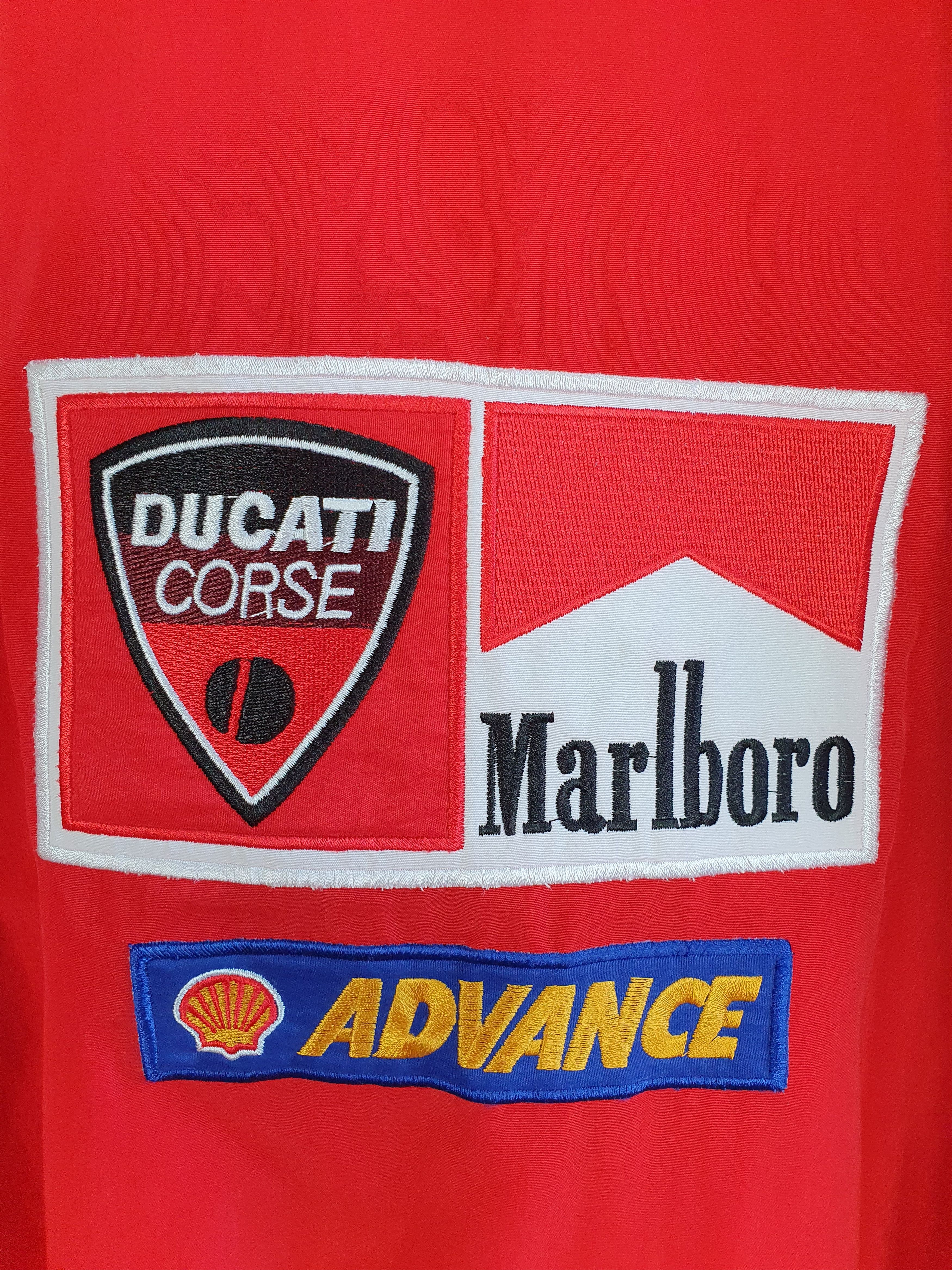 Ferrari × Marlboro Moto Embroidery Marlboro Big logo Bomber Jacket Size US L / EU 52-54 / 3 - 9 Thumbnail
