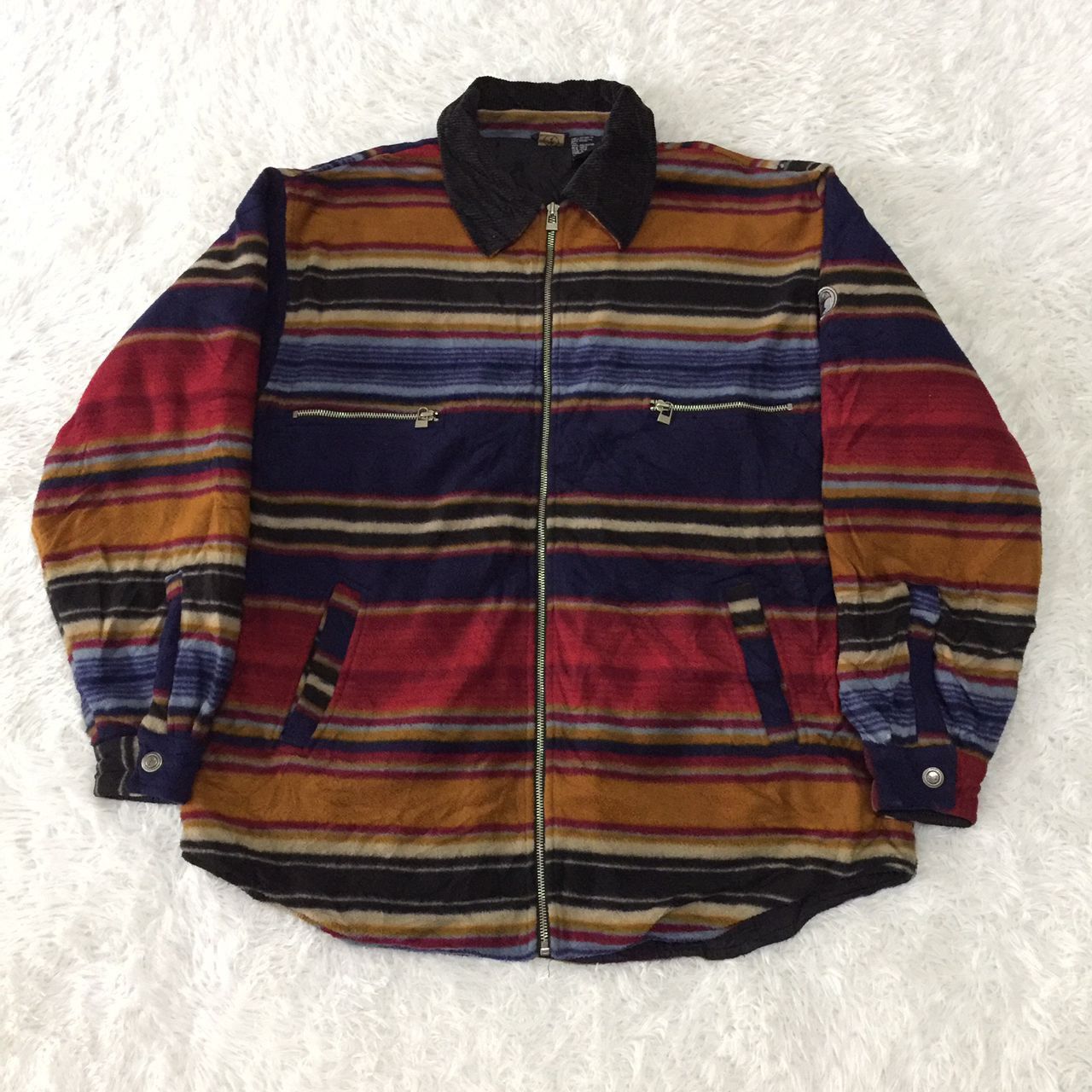 Japanese Brand Nice design japanese brand multicolour jacket hoodie Size US L / EU 52-54 / 3 - 2 Thumbnail