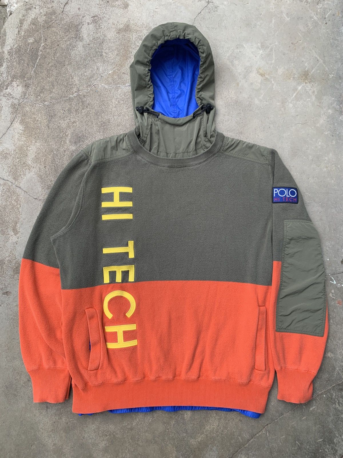 Polo Ralph Lauren New Polo Ralph Lauren Hi Tech Patch Hoodie Ninja Hood ...