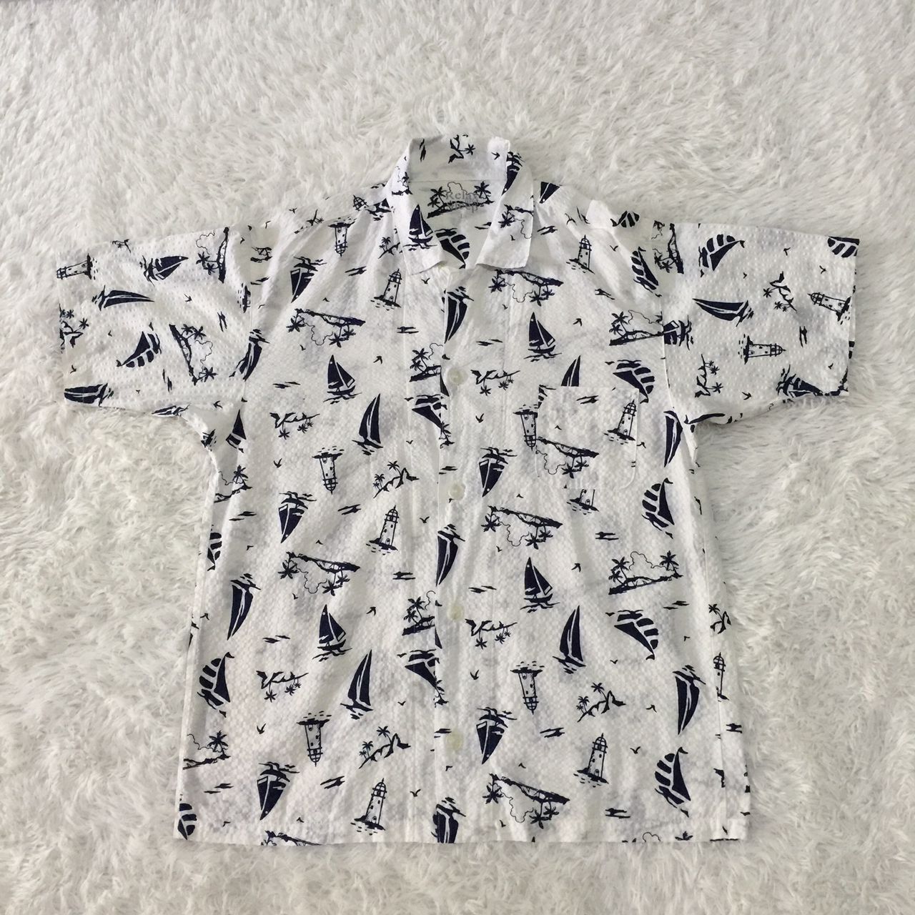 Japanese Brand Topvalu hawaii design shirt Size US L / EU 52-54 / 3 - 9 Thumbnail