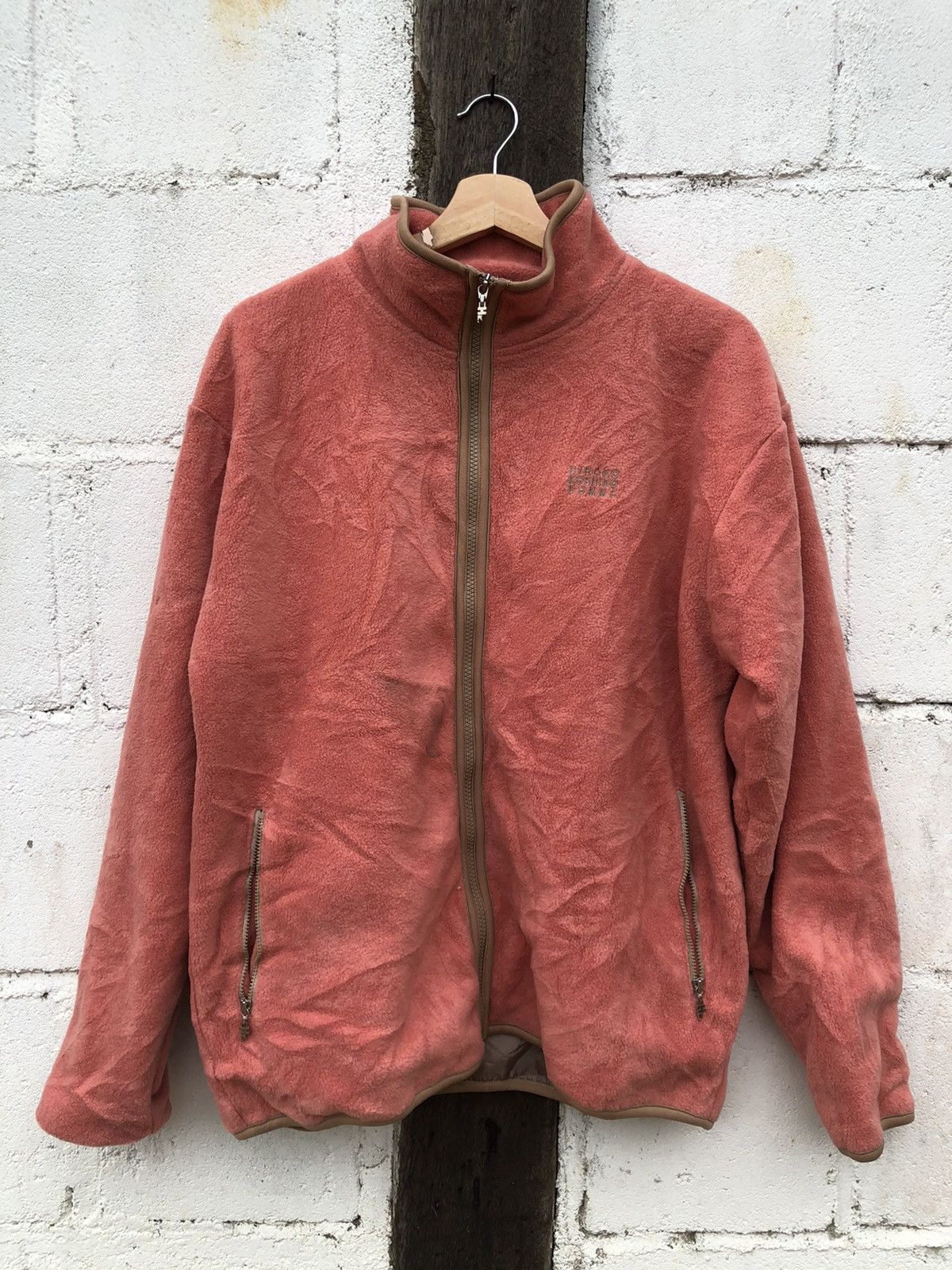 Hiroko Koshino Homme × Japanese Brand Hiroko Koshino Homme Fleece Jacket Box Logo Size US L / EU 52-54 / 3 - 3 Thumbnail