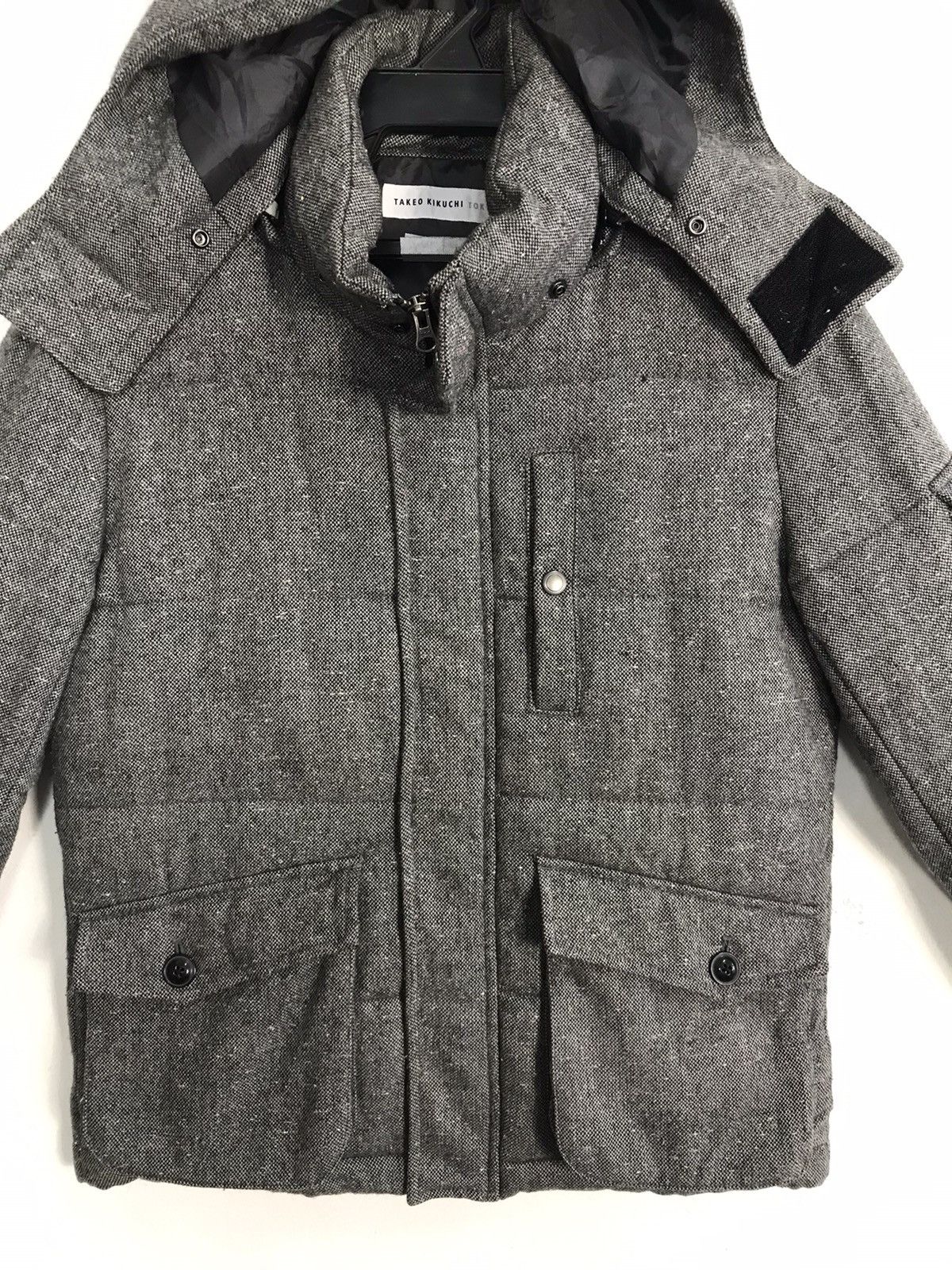 Japanese Brand Vintage Takeo Kikuchi Puffer Jacket Hoodie Style Size US M / EU 48-50 / 2 - 3 Thumbnail