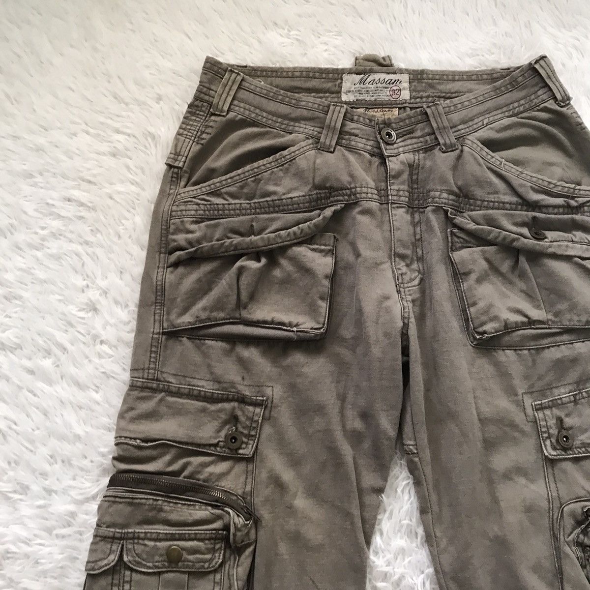 Japanese Brand Designed by Masam multi pockets cargo pant Size US 32 / EU 48 - 3 Thumbnail