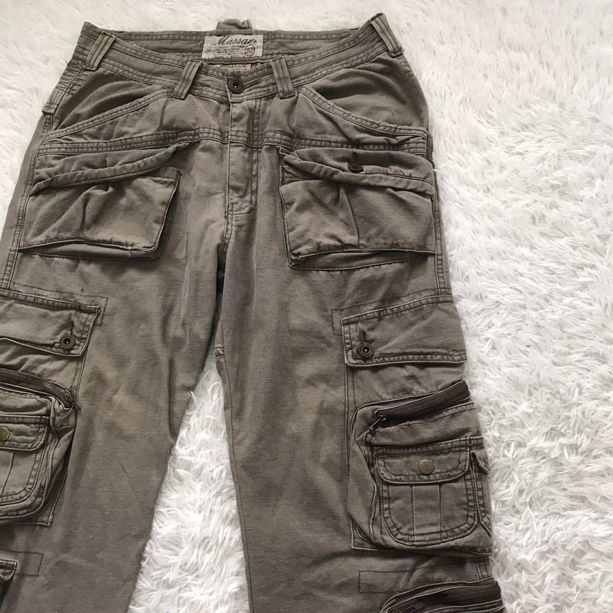 Japanese Brand Designed by Masam multi pockets cargo pant Size US 32 / EU 48 - 6 Thumbnail