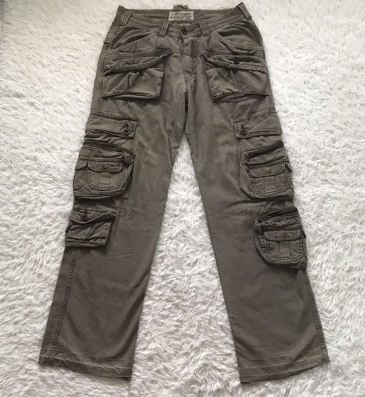 Japanese Brand Designed by Masam multi pockets cargo pant Size US 32 / EU 48 - 1 Thumbnail