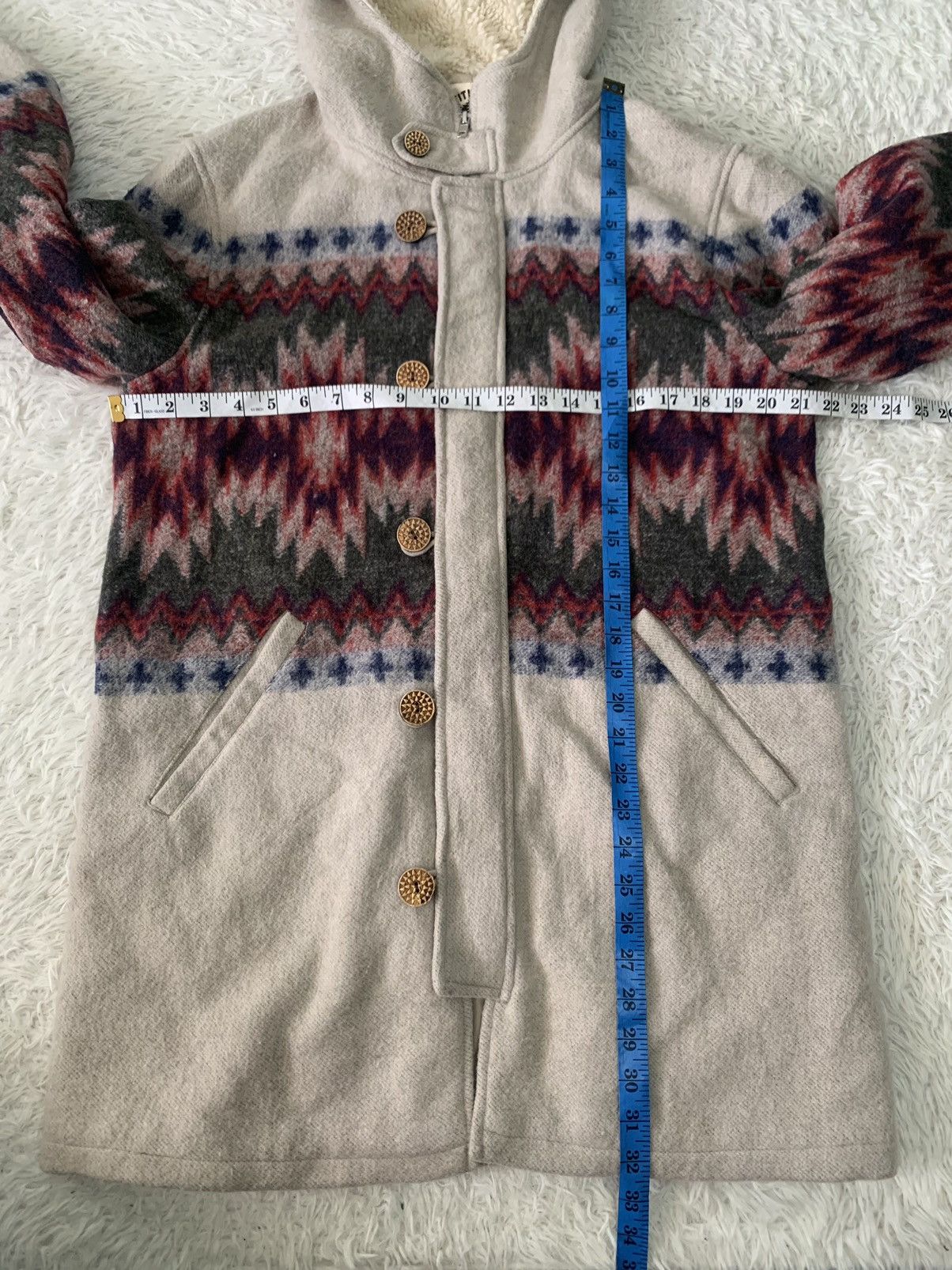 Japanese Brand Nice Art Native Navajo Style by Titicaca Jacket Hooded Size US M / EU 48-50 / 2 - 6 Thumbnail