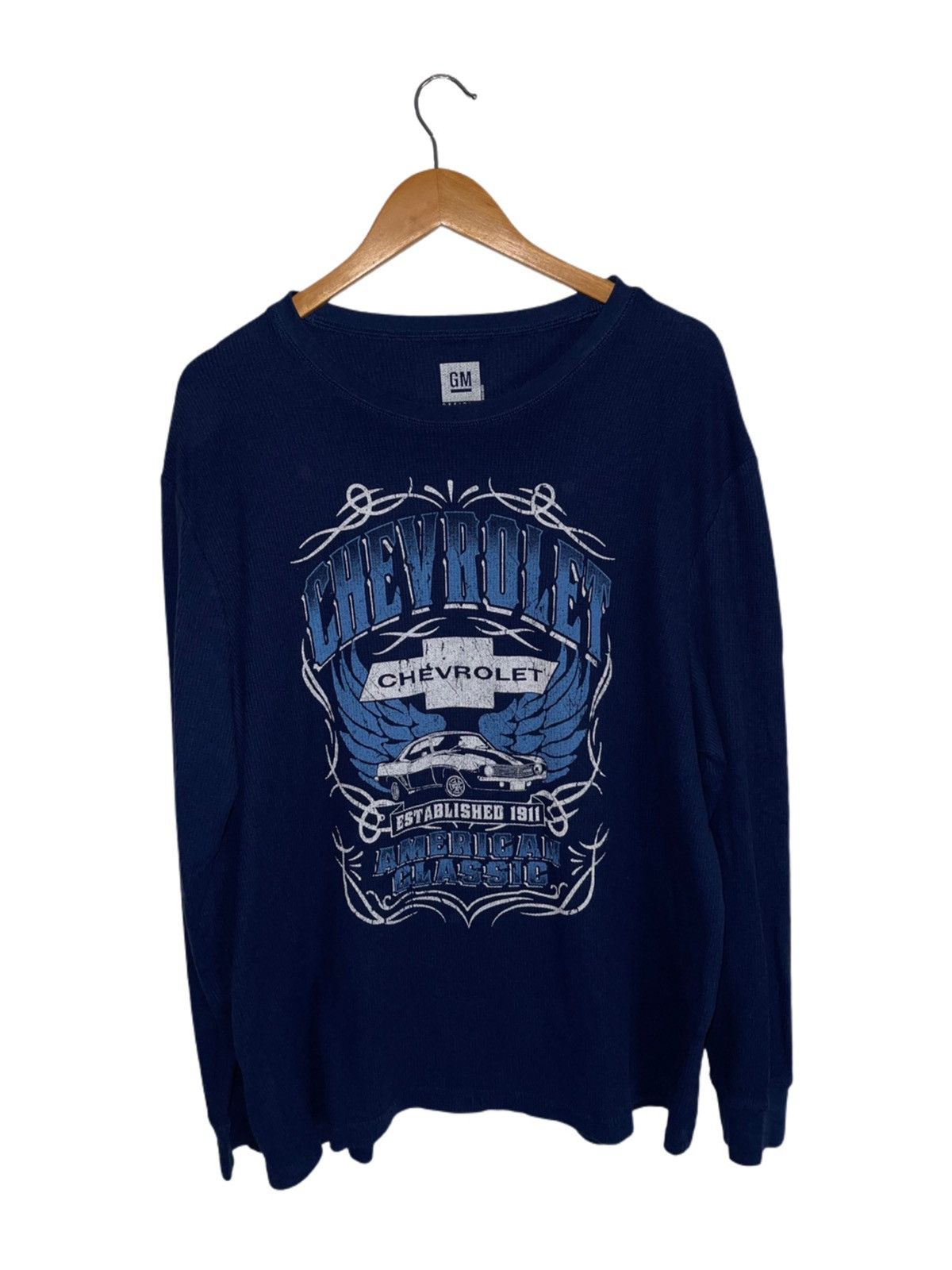 Vintage Chevy Big Print Longsleeve Size US XXL / EU 58 / 5 - 1 Thumbnail