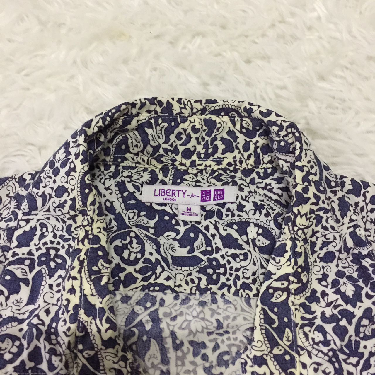 Japanese Brand Liberty London for Uniqlo button up shirt Size US M / EU 48-50 / 2 - 4 Thumbnail