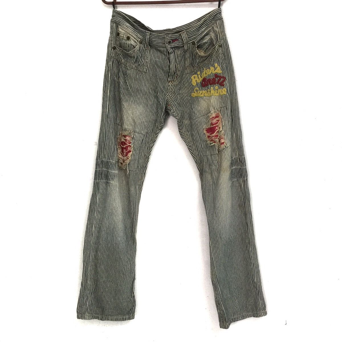 Japanese Brand Genuine playchess quality nice design jeans pant Size US 32 / EU 48 - 2 Thumbnail