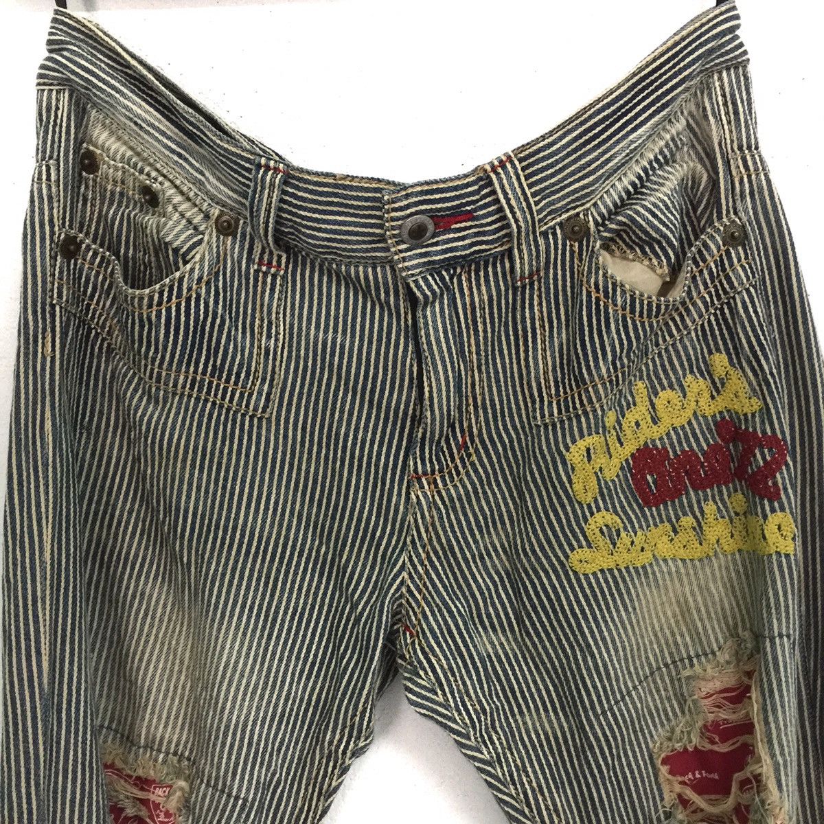 Japanese Brand Genuine playchess quality nice design jeans pant Size US 32 / EU 48 - 10 Thumbnail