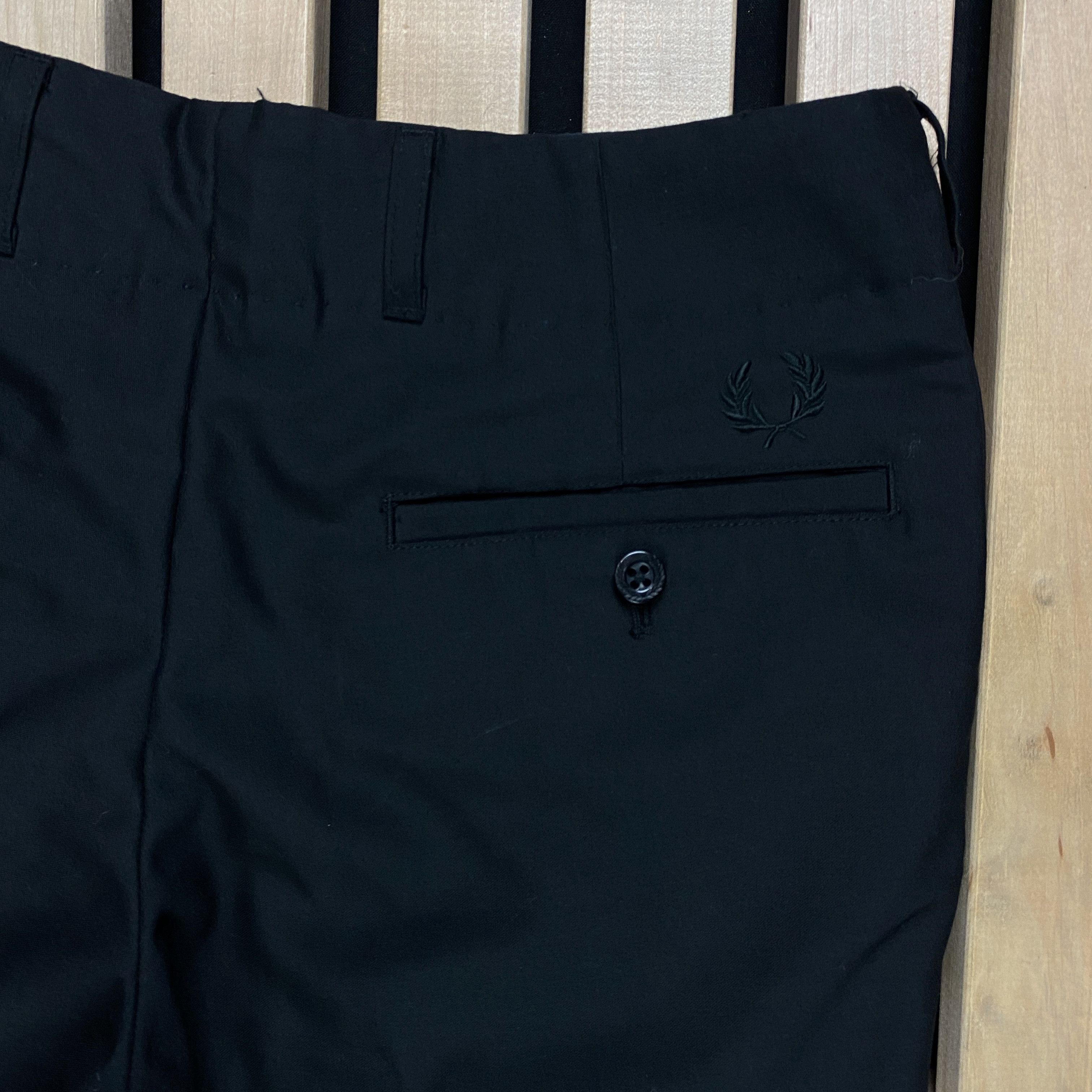 Fred Perry Pants Fred Perry Size 32R 71cm/28 Wool Black Size US 32 / EU 48 - 5 Thumbnail