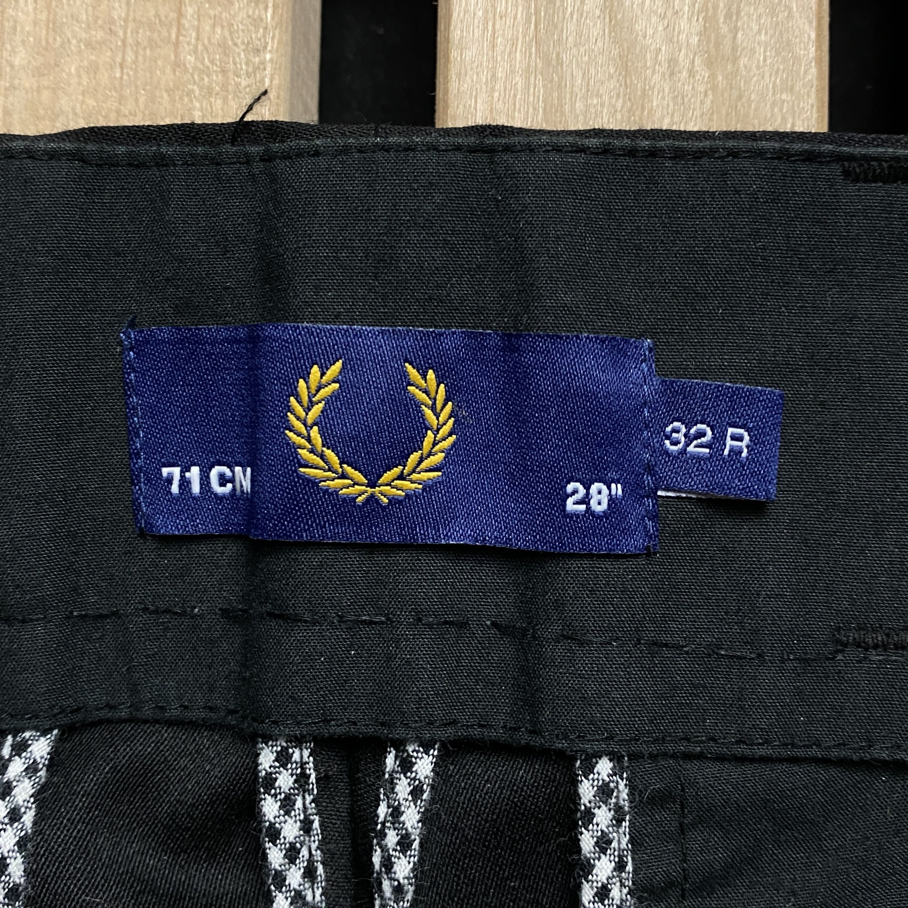Fred Perry Pants Fred Perry Size 32R 71cm/28 Wool Black Size US 32 / EU 48 - 6 Thumbnail
