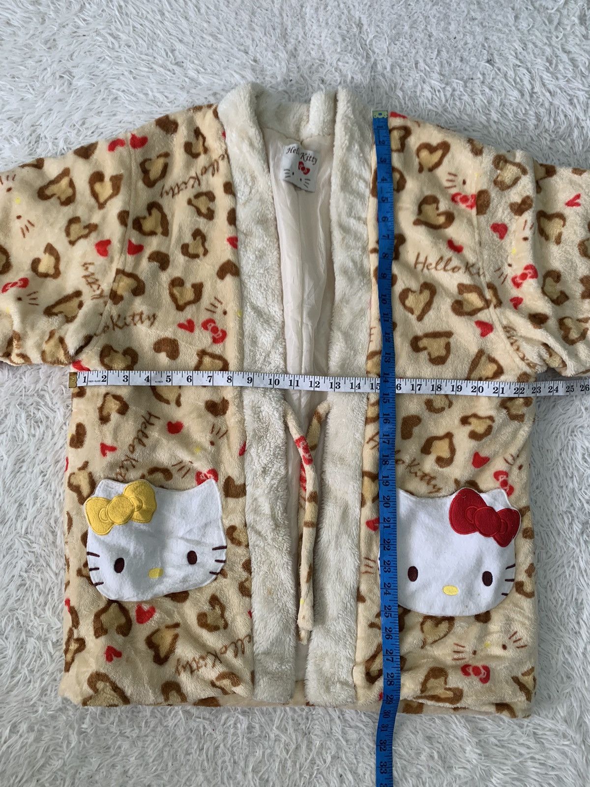 Anime Hello Kitty Kimono Sweater Cardigan Style Size US M / EU 48-50 / 2 - 14 Thumbnail
