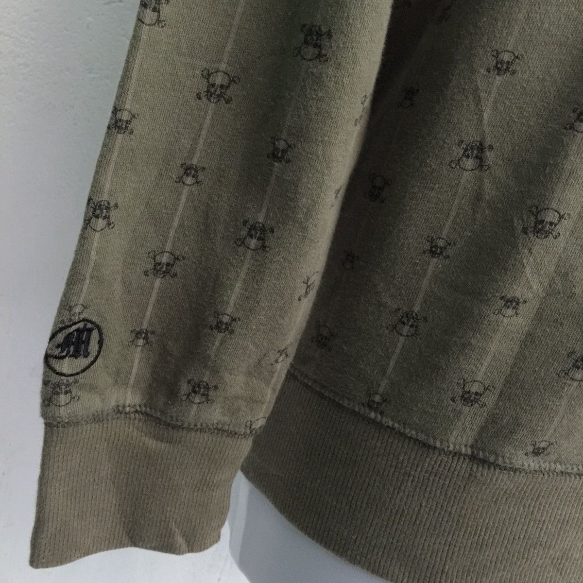 Japanese Brand Mossimo supply co sweatshirt hoodie skull design Size US M / EU 48-50 / 2 - 7 Thumbnail