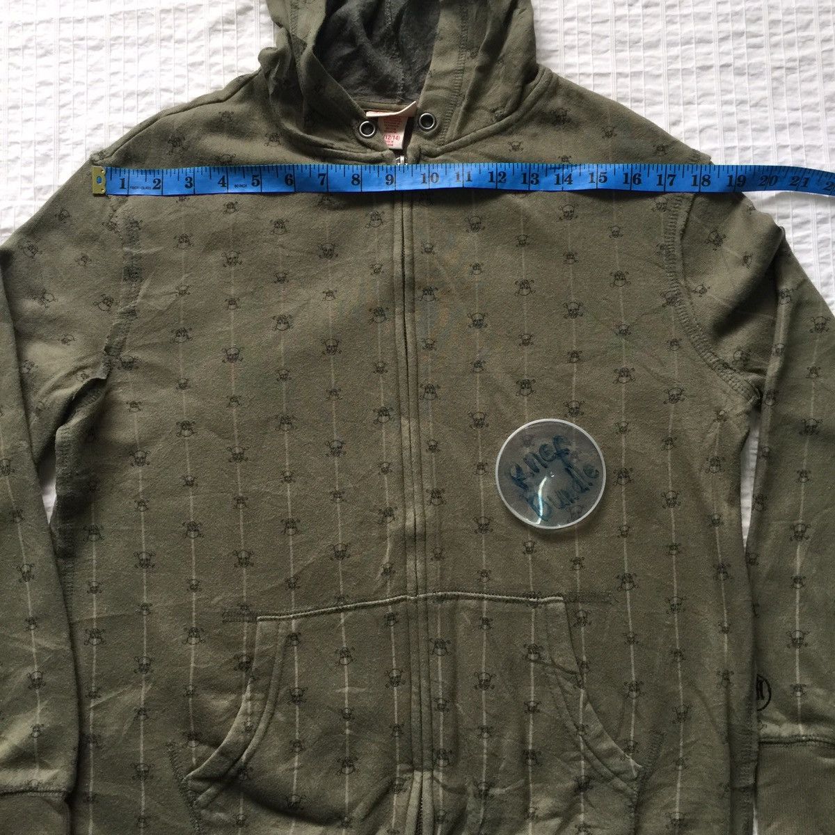 Japanese Brand Mossimo supply co sweatshirt hoodie skull design Size US M / EU 48-50 / 2 - 10 Thumbnail