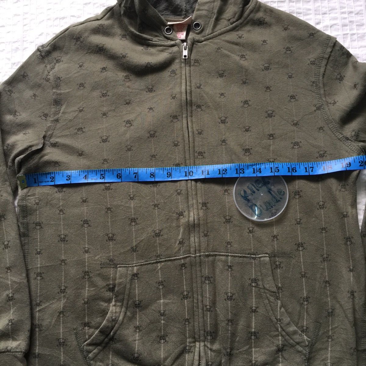 Japanese Brand Mossimo supply co sweatshirt hoodie skull design Size US M / EU 48-50 / 2 - 11 Thumbnail