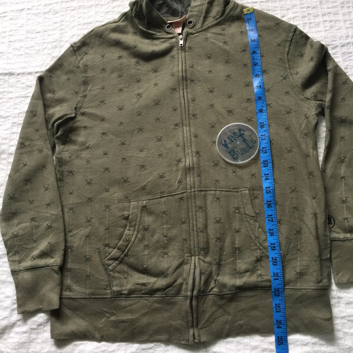Japanese Brand Mossimo supply co sweatshirt hoodie skull design Size US M / EU 48-50 / 2 - 12 Thumbnail