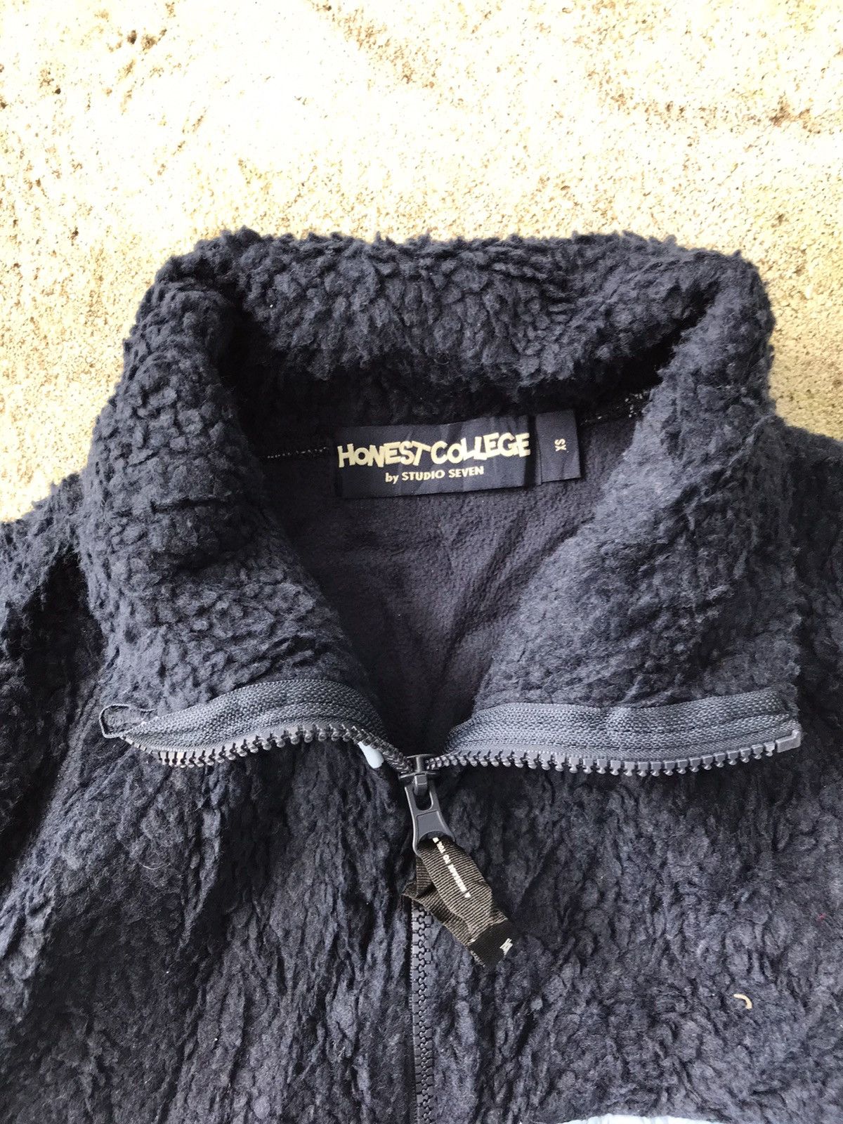 Japanese Brand HONEST COLLEGE BY STUDIO SEVEN FLEECE JACKET NICE DESIGNS Size US S / EU 44-46 / 1 - 7 Thumbnail