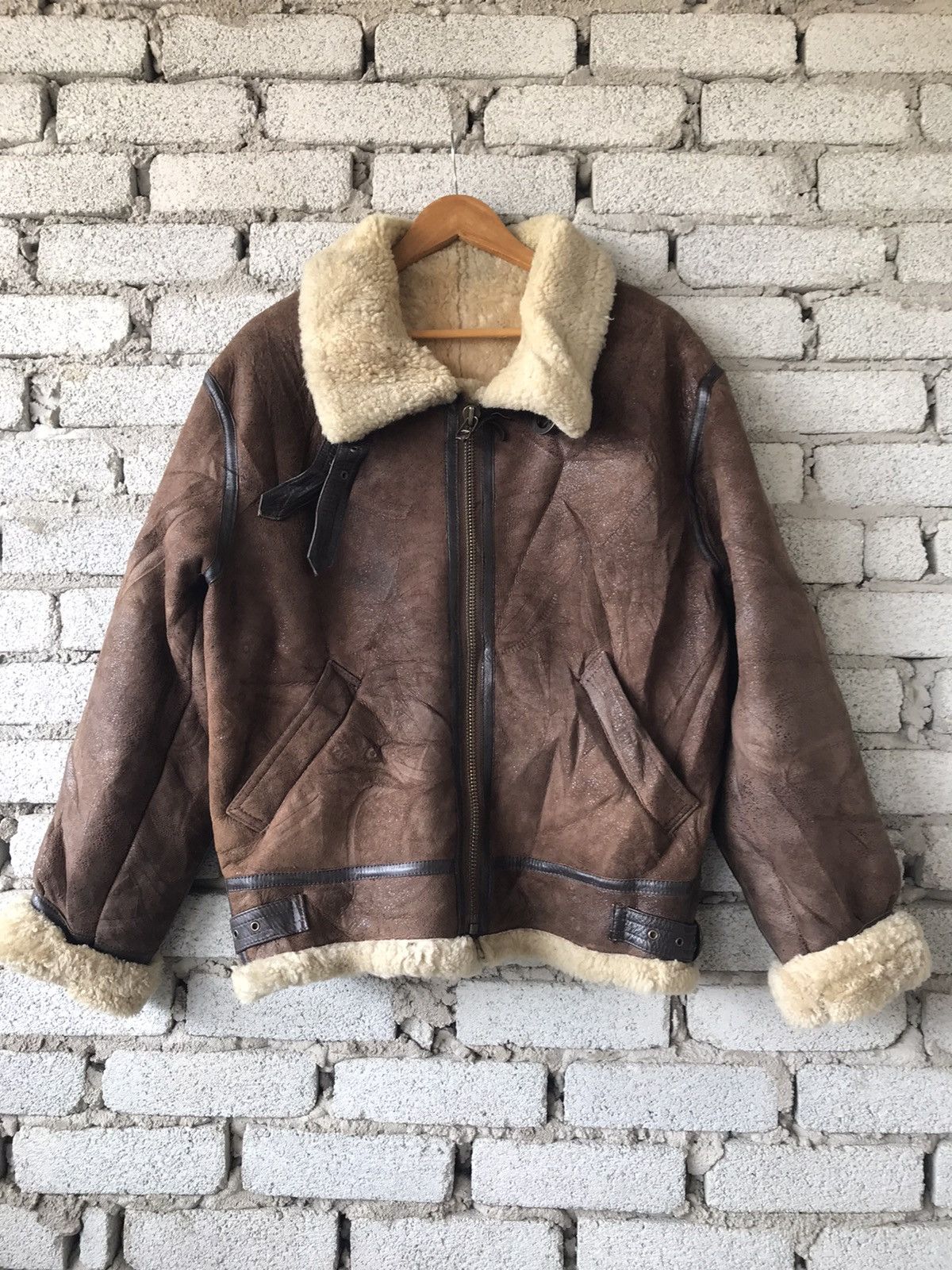 Vintage Vintage Sherpa Shearling Jacket Size US M / EU 48-50 / 2 - 1 Thumbnail