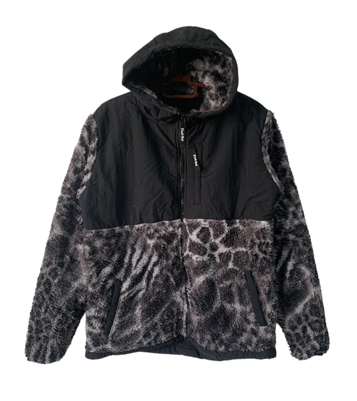 Art Comes First × Japanese Brand Cozy Print Two Tone Fleece Jacket Hooded by Find Out Size US M / EU 48-50 / 2 - 1 Thumbnail