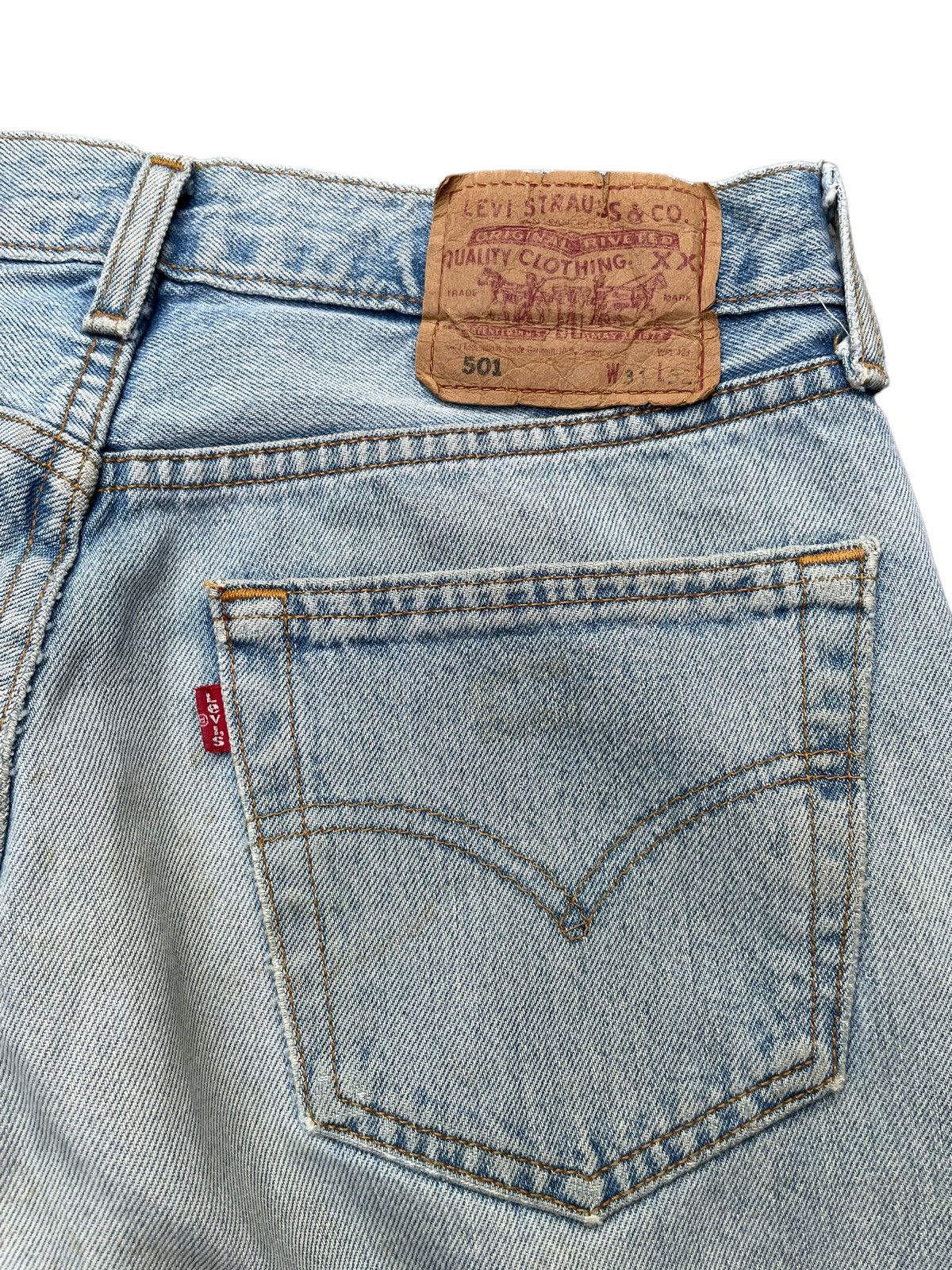 Levi's Vintage 1998 Levis 501 e UK Size US 31 - 12 Thumbnail