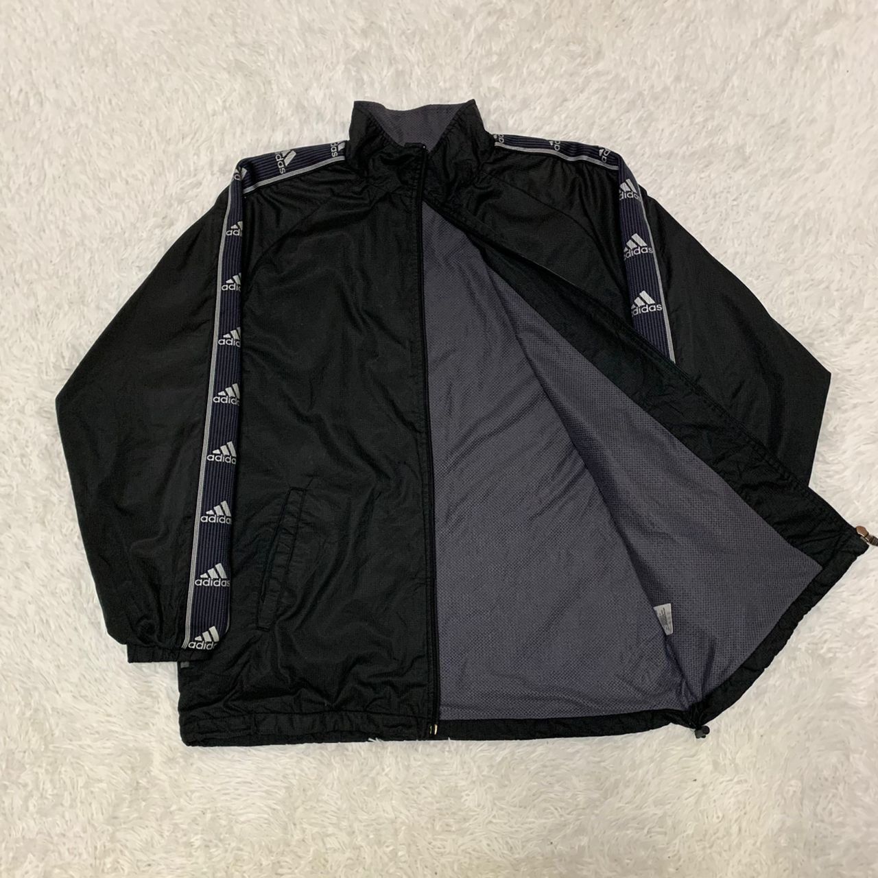 Adidas Vintage Adidas side tape jacket Size US L / EU 52-54 / 3 - 6 Thumbnail
