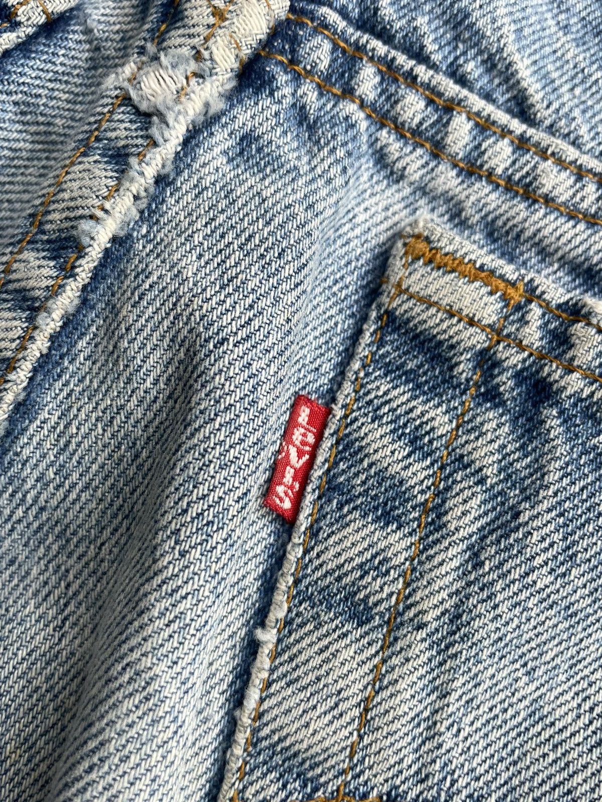 Levi's Levis 505 e 1991 Usa Aging Faded Distressed Denim Size US 32 / EU 48 - 16 Thumbnail