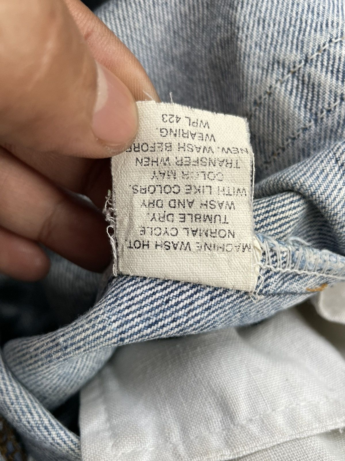 Levi's Levis 505 e 1991 Usa Aging Faded Distressed Denim Size US 32 / EU 48 - 18 Thumbnail