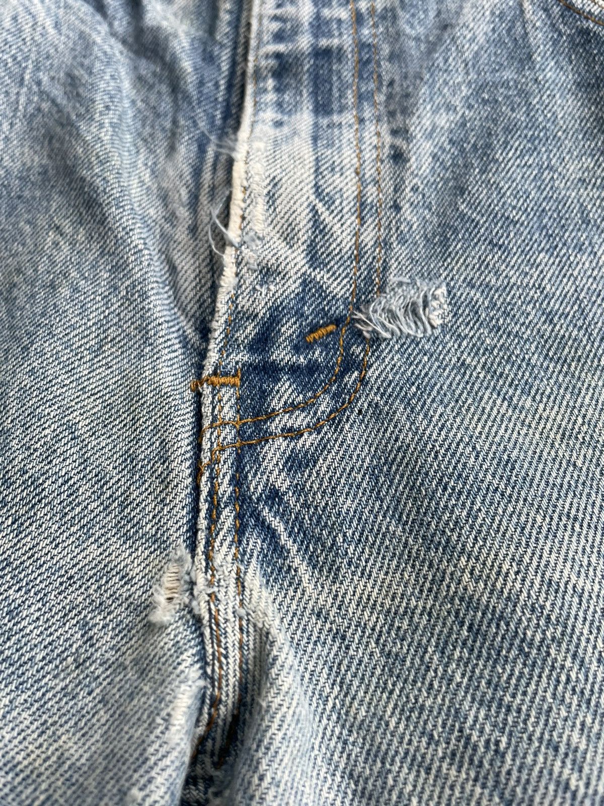Levi's Levis 505 e 1991 Usa Aging Faded Distressed Denim Size US 32 / EU 48 - 23 Thumbnail