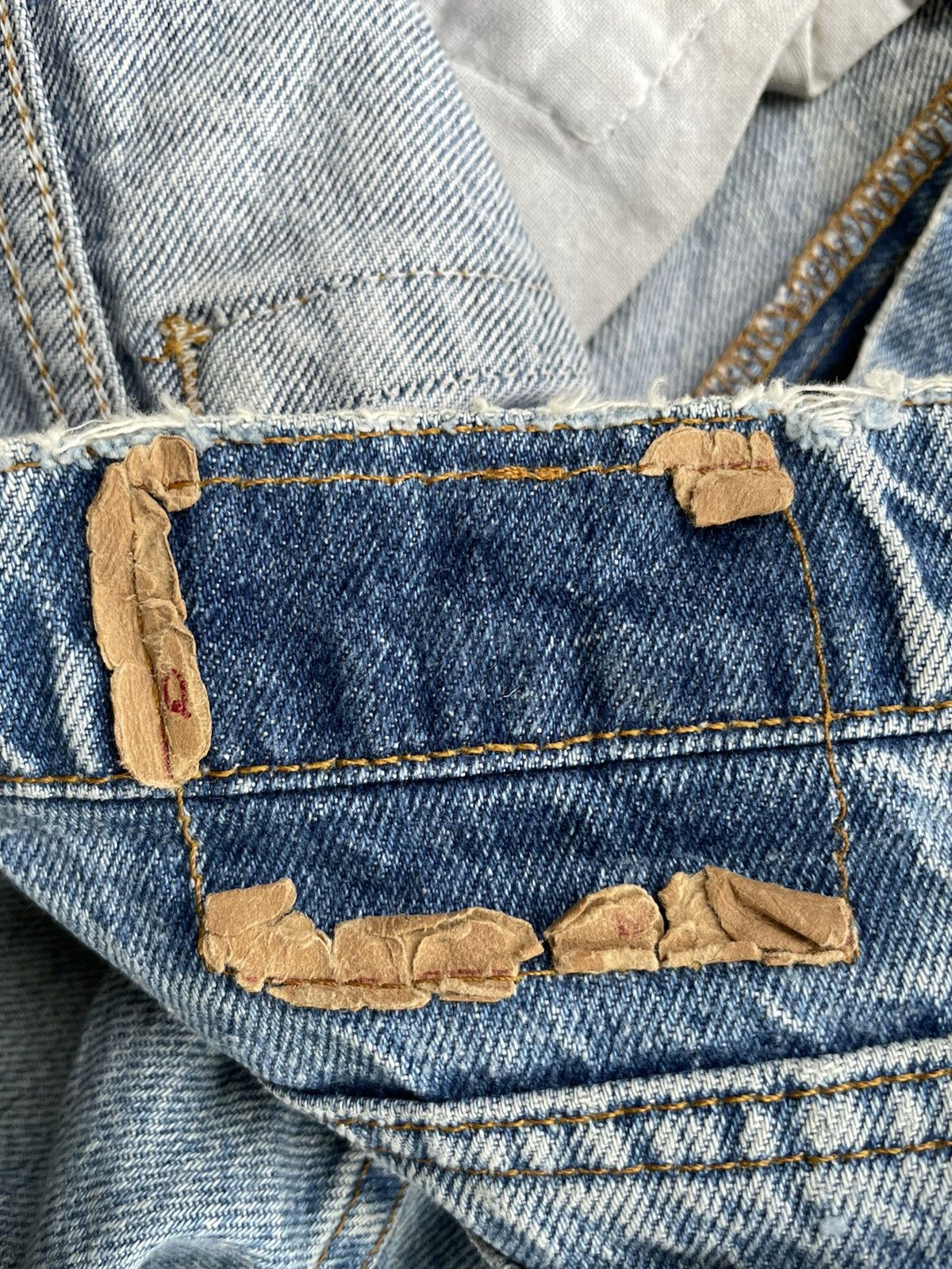 Levi's Levis 505 e 1991 Usa Aging Faded Distressed Denim Size US 32 / EU 48 - 15 Thumbnail