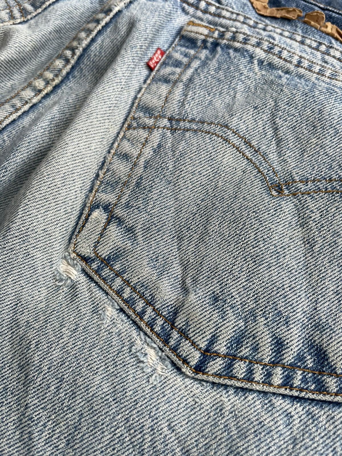 Levi's Levis 505 e 1991 Usa Aging Faded Distressed Denim Size US 32 / EU 48 - 17 Thumbnail
