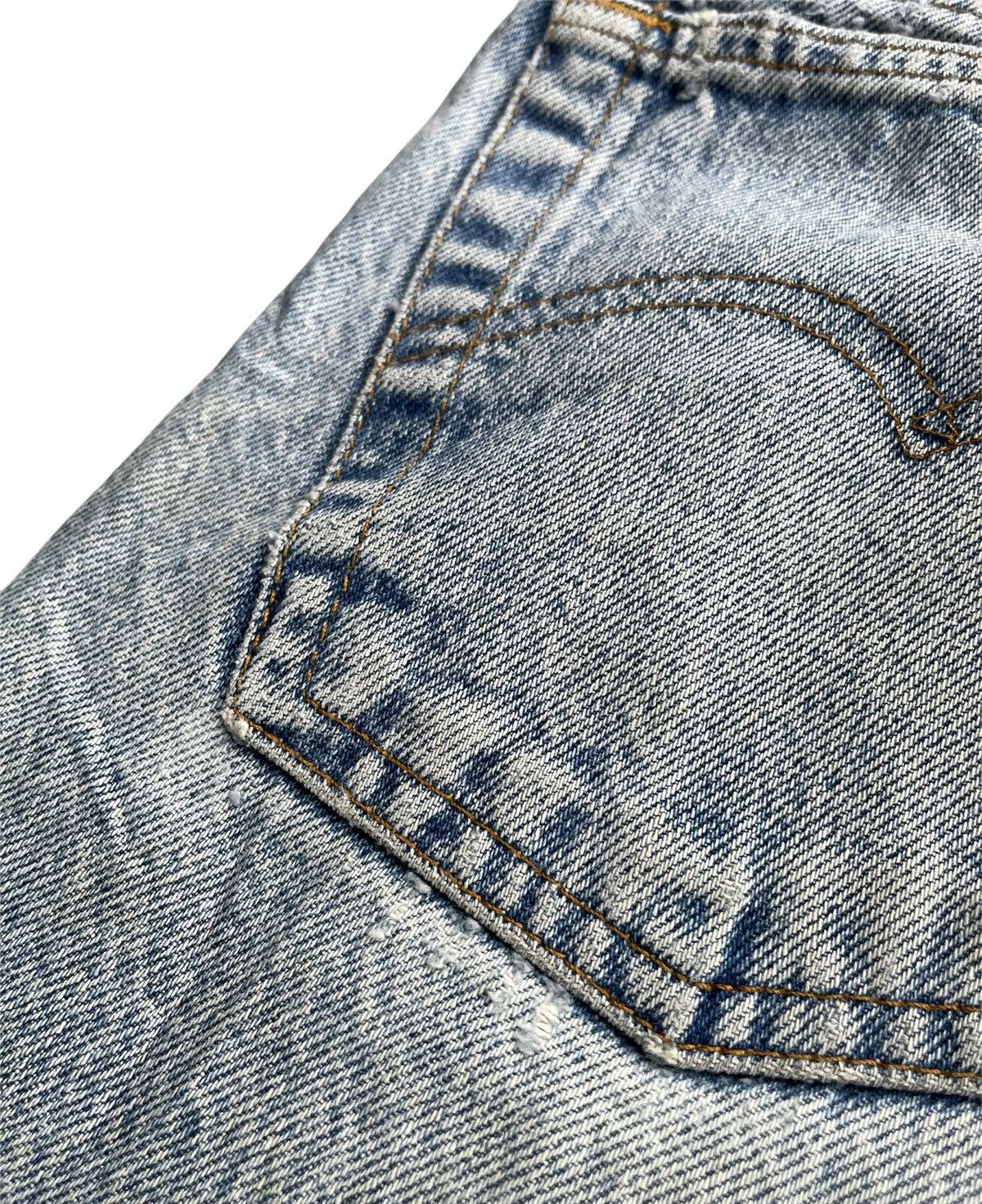 Levi's Levis 505 e 1991 Usa Aging Faded Distressed Denim Size US 32 / EU 48 - 14 Thumbnail