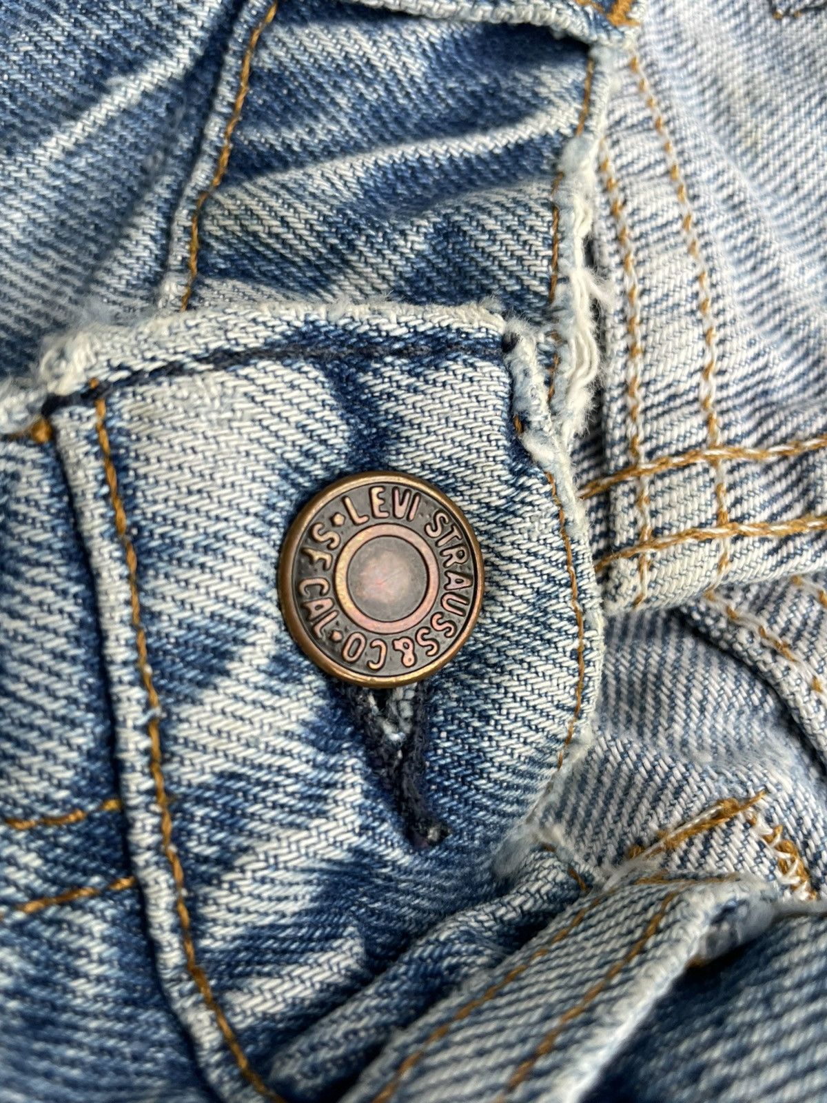Levi's Levis 505 e 1991 Usa Aging Faded Distressed Denim Size US 32 / EU 48 - 22 Thumbnail