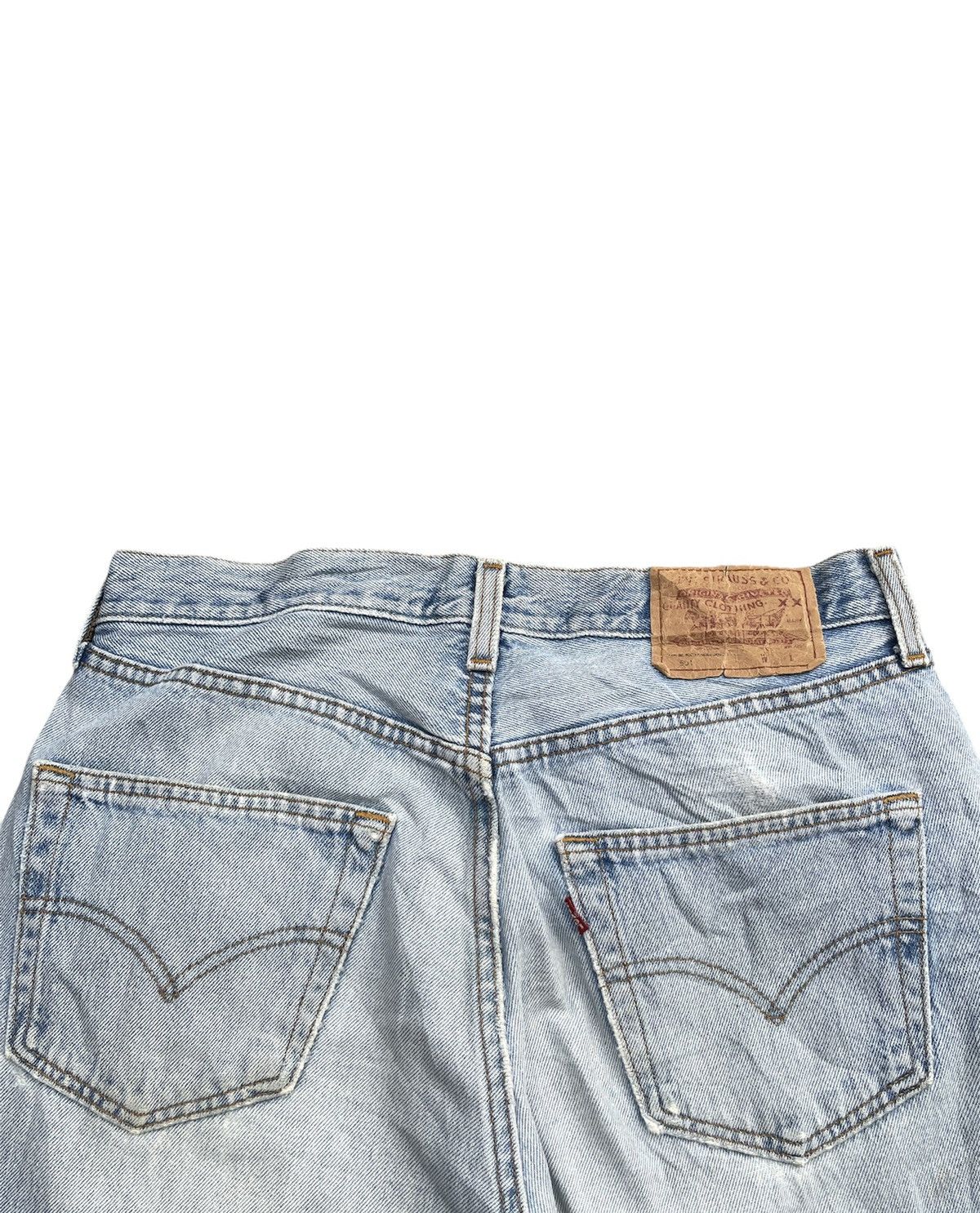 If Six Was Nine Levis 501 e Vintage 1994 Usa Aging Faded Wash Denim Size US 32 / EU 48 - 10 Thumbnail
