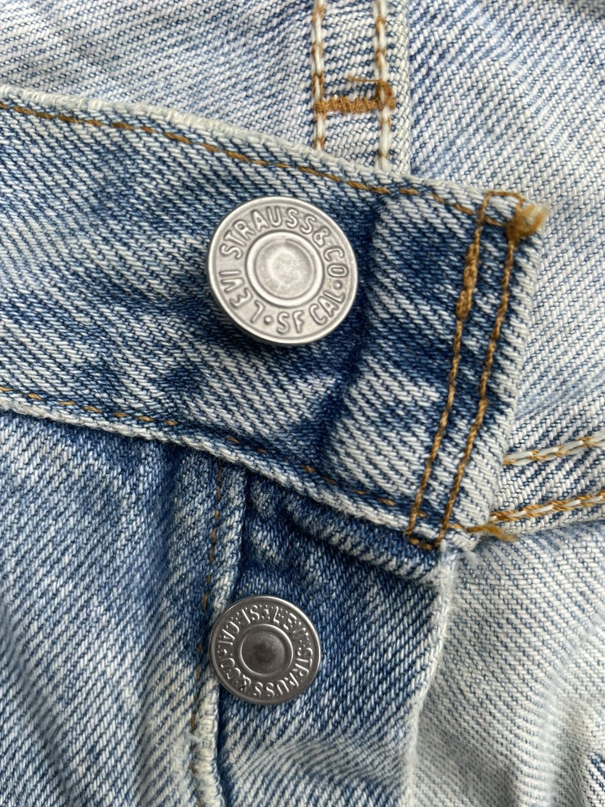 If Six Was Nine Levis 501 e Vintage 1994 Usa Aging Faded Wash Denim Size US 32 / EU 48 - 17 Thumbnail
