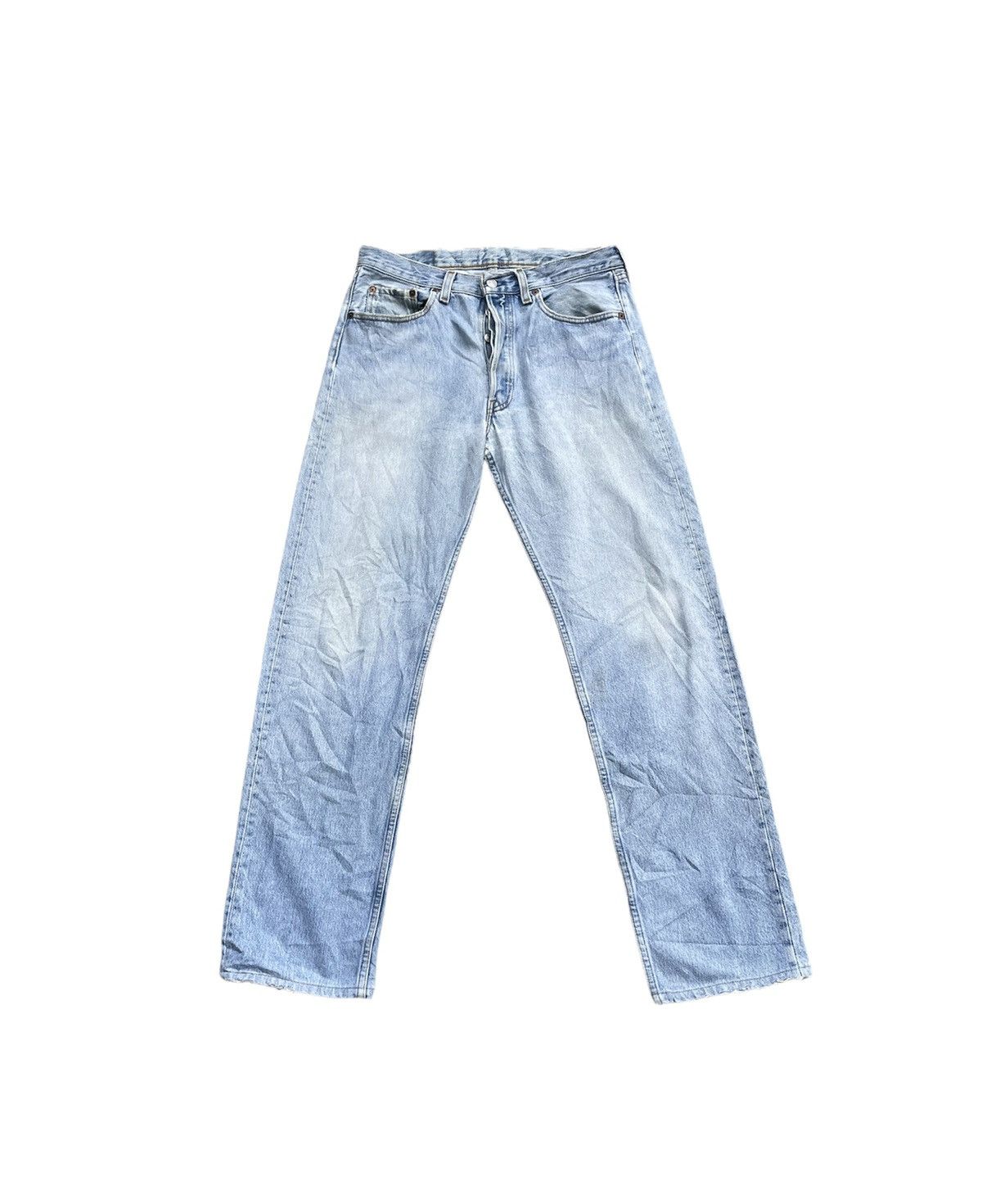 If Six Was Nine Levis 501 e Vintage 1994 Usa Aging Faded Wash Denim Size US 32 / EU 48 - 1 Thumbnail