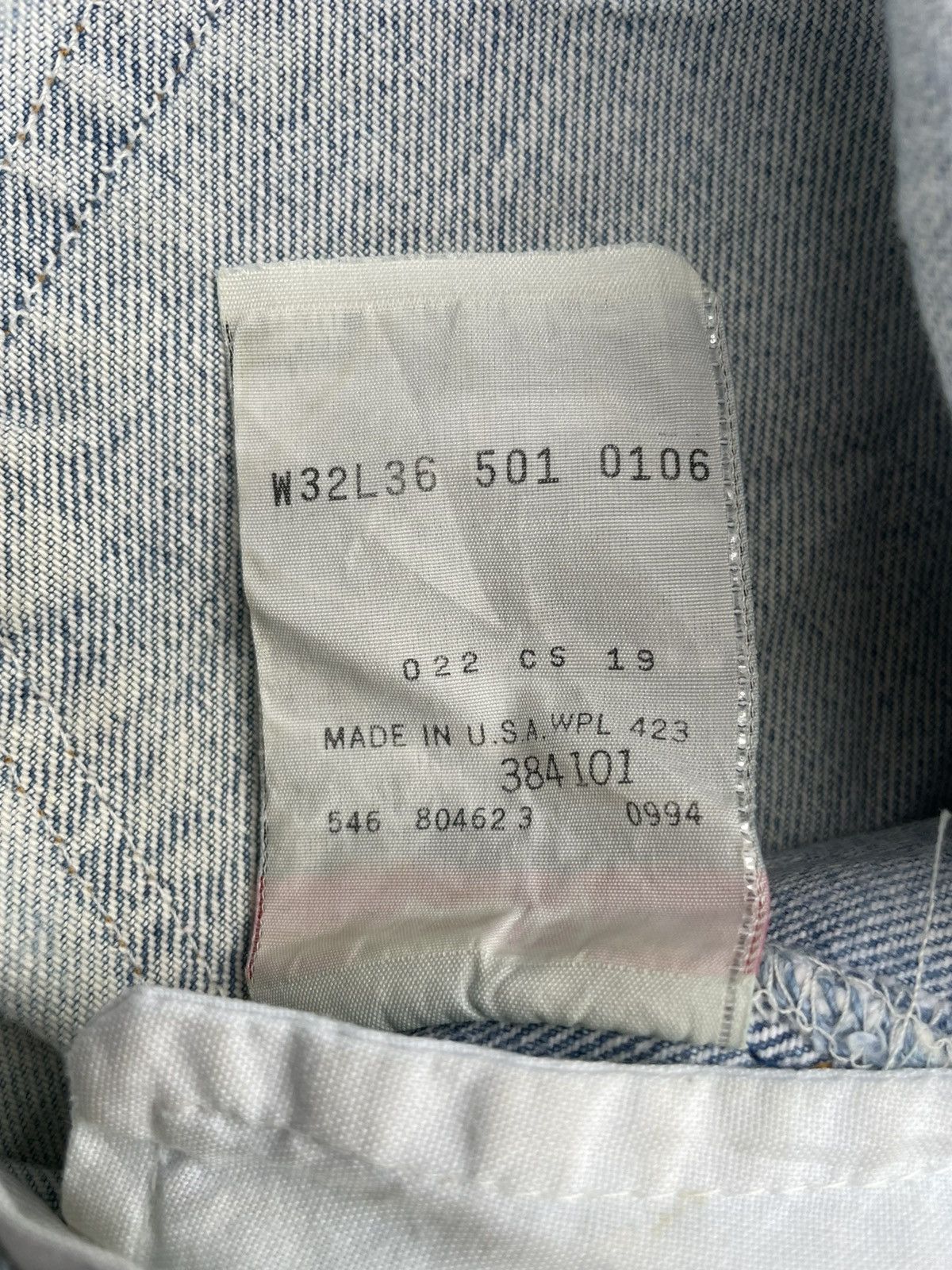 If Six Was Nine Levis 501 e Vintage 1994 Usa Aging Faded Wash Denim Size US 32 / EU 48 - 13 Thumbnail