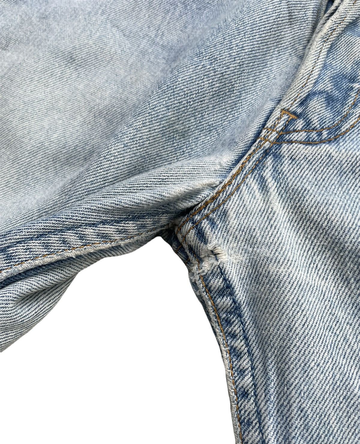 If Six Was Nine Levis 501 e Vintage 1994 Usa Aging Faded Wash Denim Size US 32 / EU 48 - 5 Thumbnail