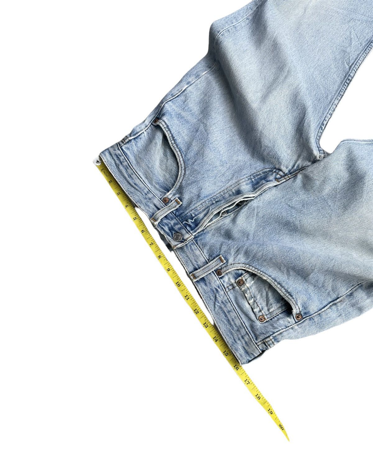 If Six Was Nine Levis 501 e Vintage 1994 Usa Aging Faded Wash Denim Size US 32 / EU 48 - 2 Thumbnail