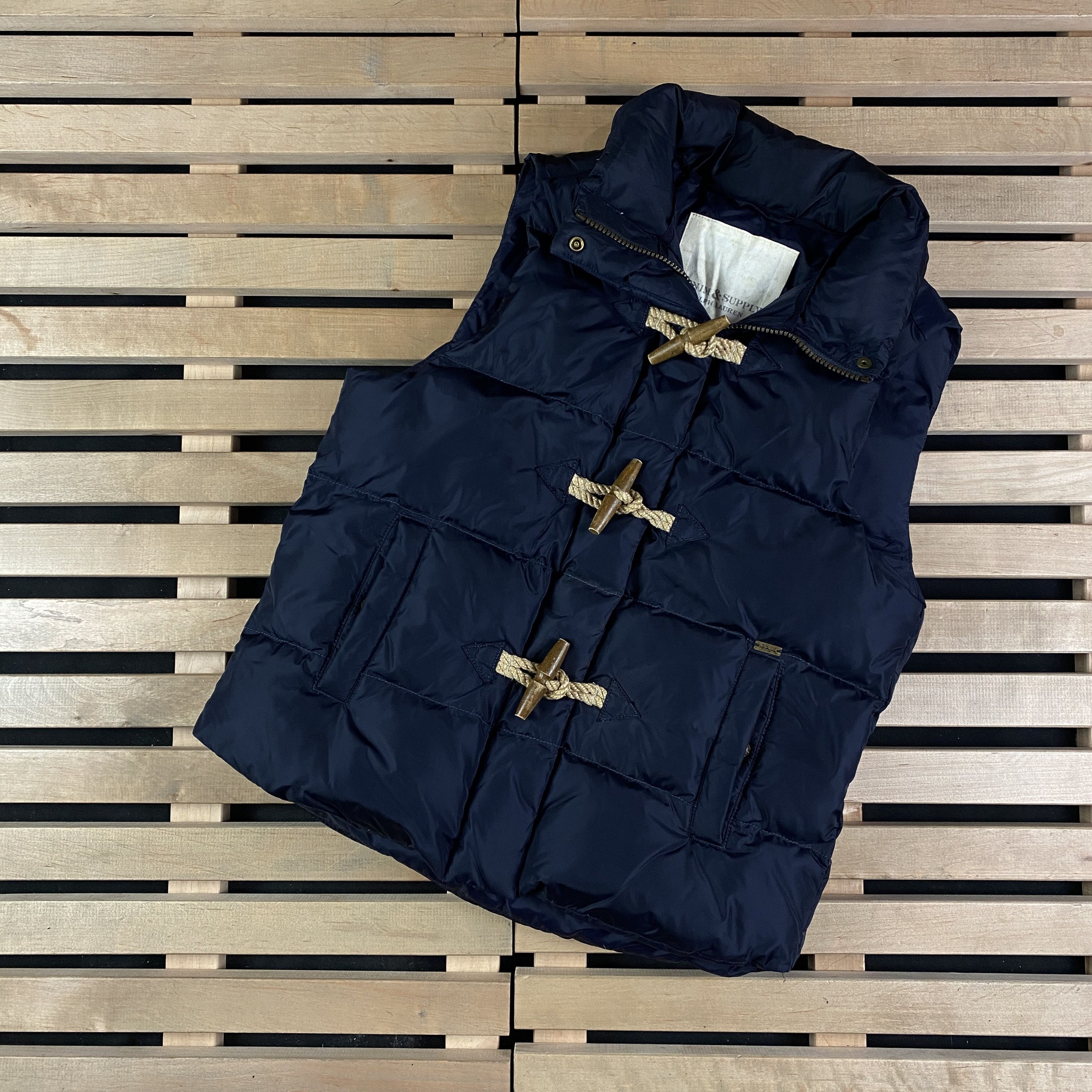 Denim & Supply Ralph Lauren × Ralph Lauren Womens Puffer Vest Jacket Denim Supply Ralph Lauren Size S Size S / US 4 / IT 40 - 1 Thumbnail