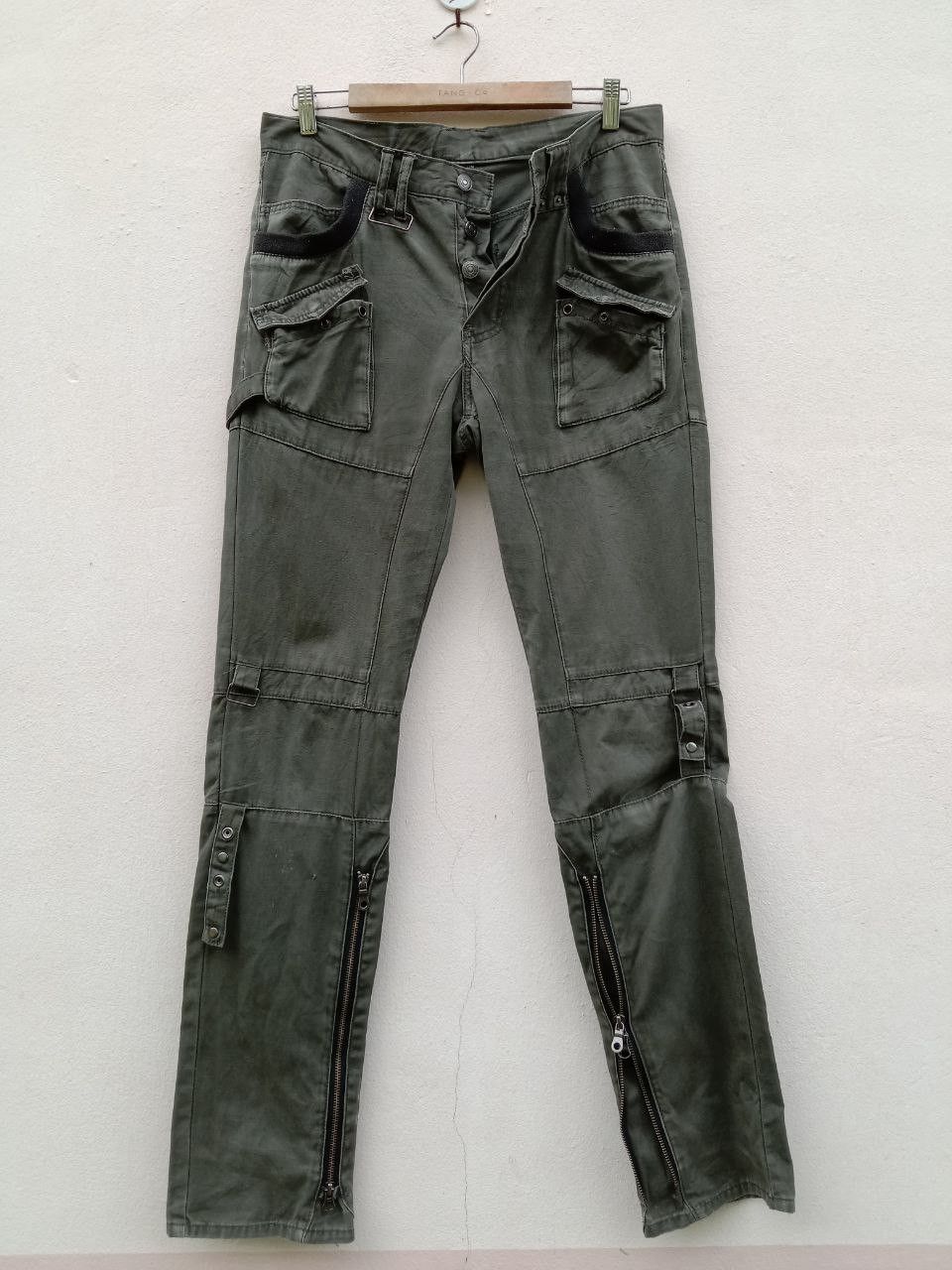 PPFM Vintage Seditionaries PPFM Zipper Distressed Trouser Pant Size US 32 / EU 48 - 1 Thumbnail