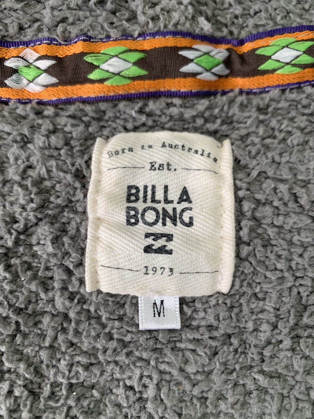 Billabong Vtg Billabong Fleece Like Jacket Hooded Size US M / EU 48-50 / 2 - 12 Thumbnail