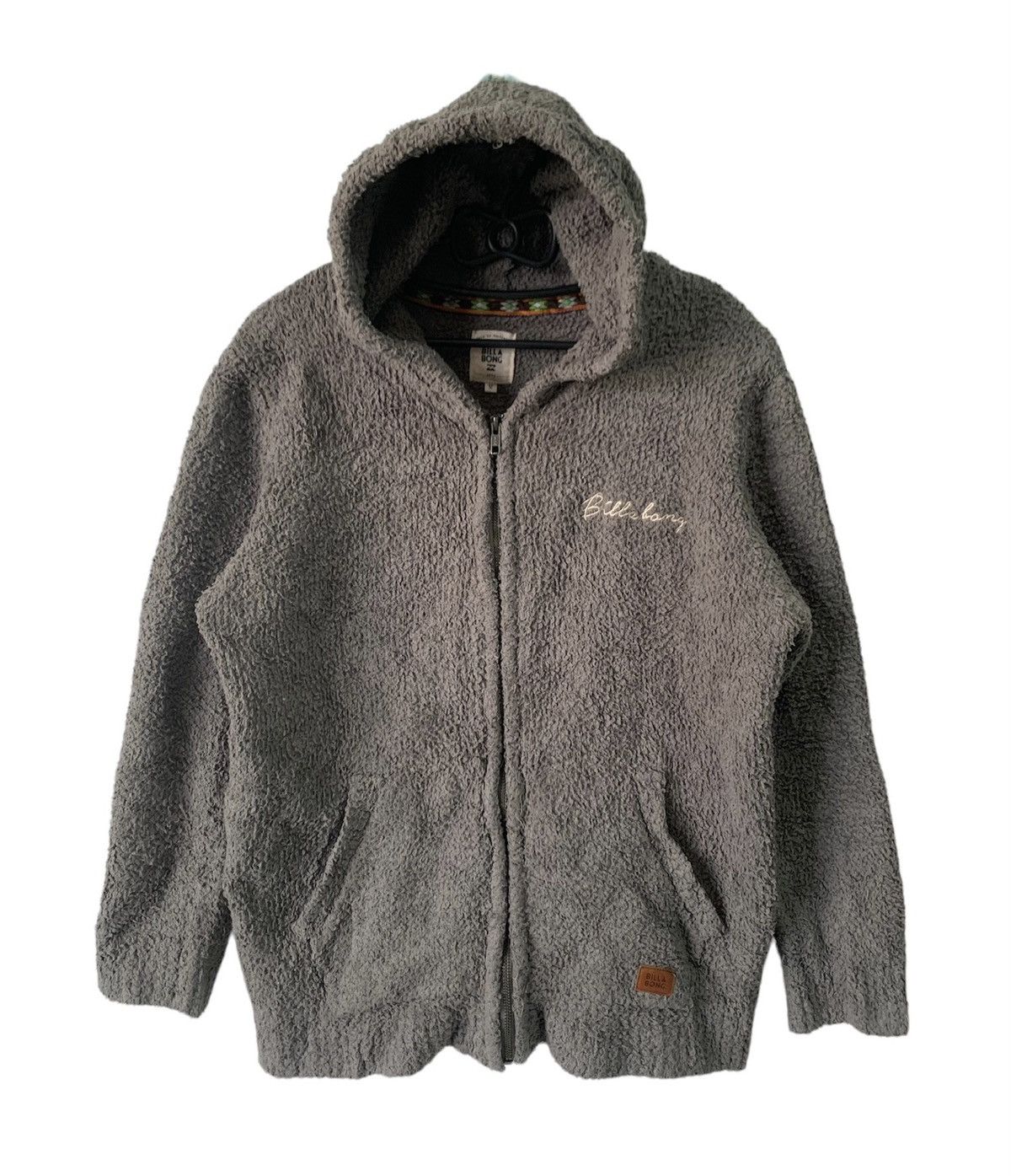 Billabong Vtg Billabong Fleece Like Jacket Hooded Size US M / EU 48-50 / 2 - 1 Thumbnail