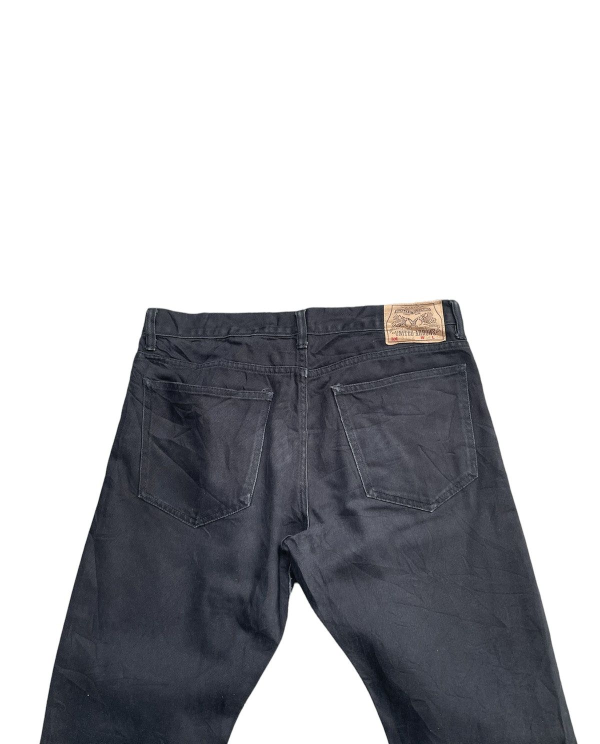 Designer × United Arrows × Vintage United Arrows Vintage Black Denim Size US 34 / EU 50 - 7 Thumbnail