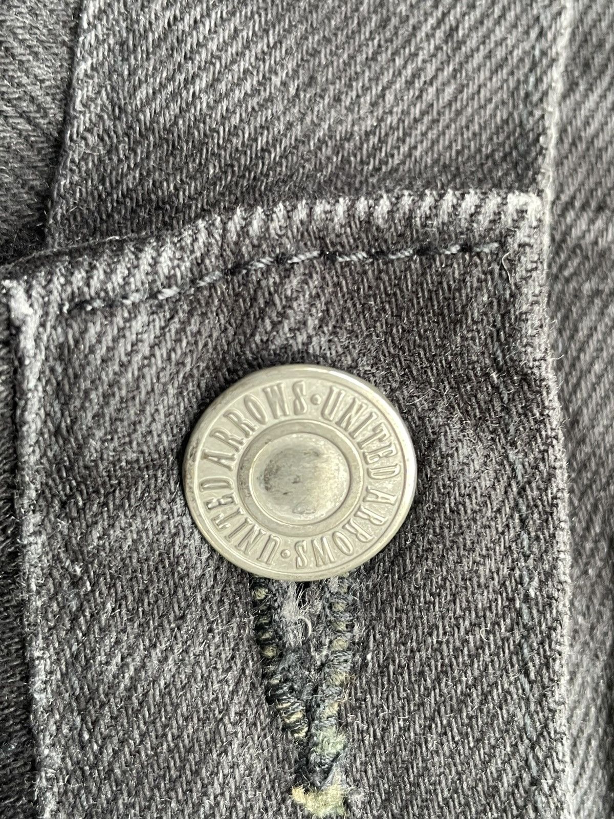 Designer × United Arrows × Vintage United Arrows Vintage Black Denim Size US 34 / EU 50 - 11 Thumbnail