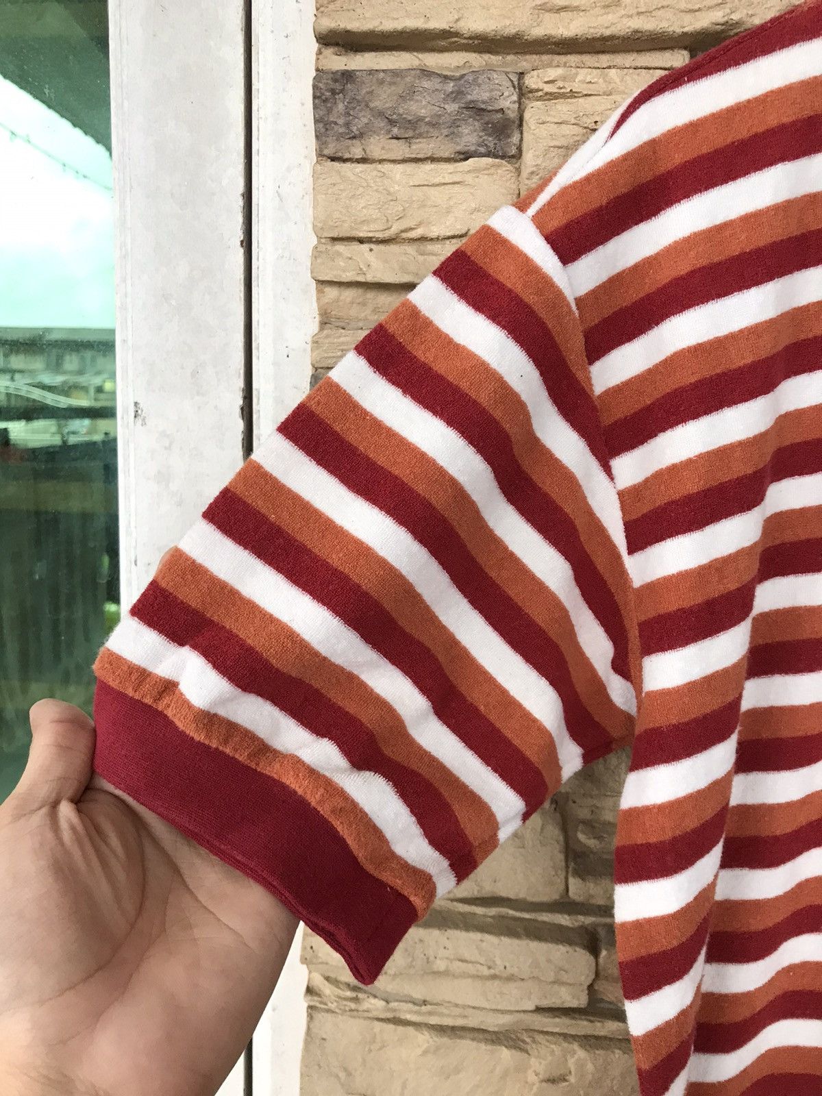 Karl Helmut Vintage Karl Helmut Stripes Ringer Tee Size US L / EU 52-54 / 3 - 3 Thumbnail