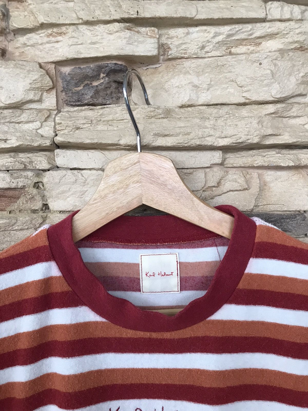 Karl Helmut Vintage Karl Helmut Stripes Ringer Tee Size US L / EU 52-54 / 3 - 2 Thumbnail